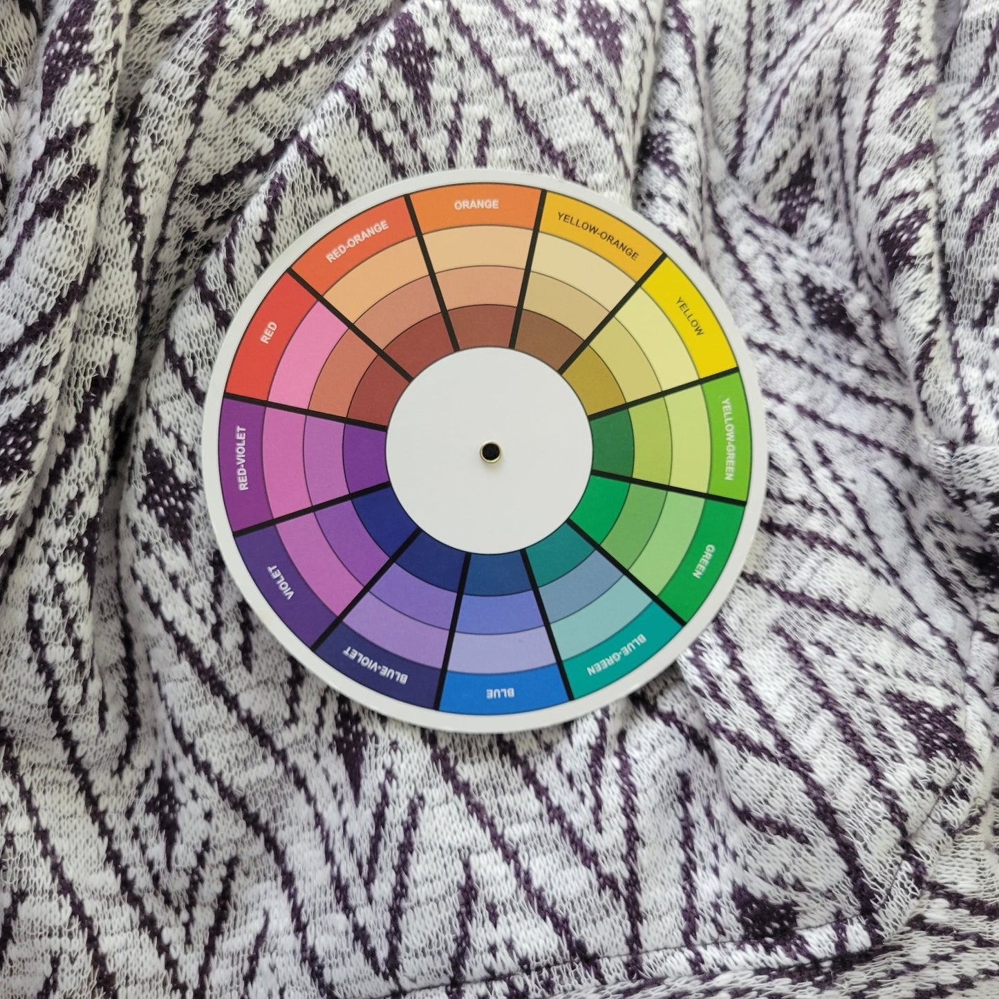 Alfred Dunner Womens Top 2X Plus 3/4 Sleeve Purple Diamonds Two In One Comfy