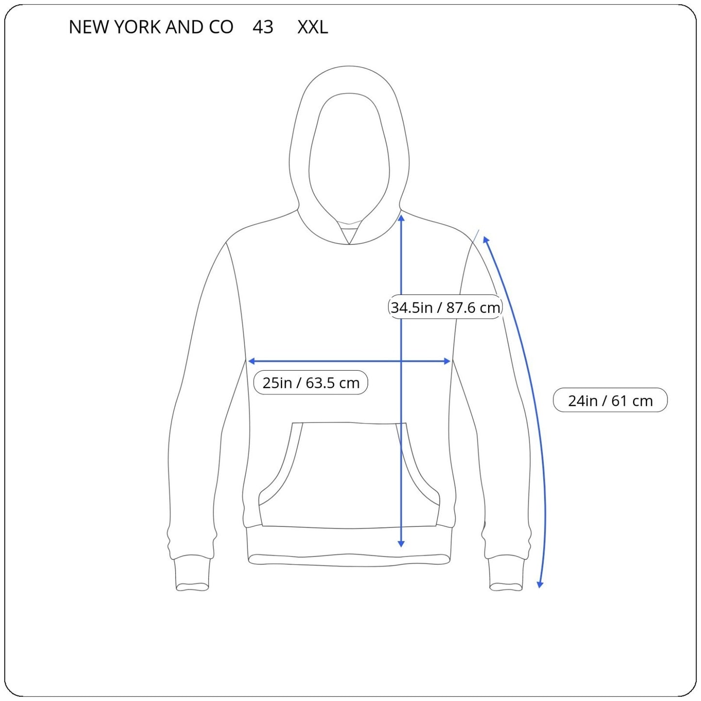 New York Co Soho Street Womens Top XXL Plus Hoodie Lavender Swim Coverup Casual