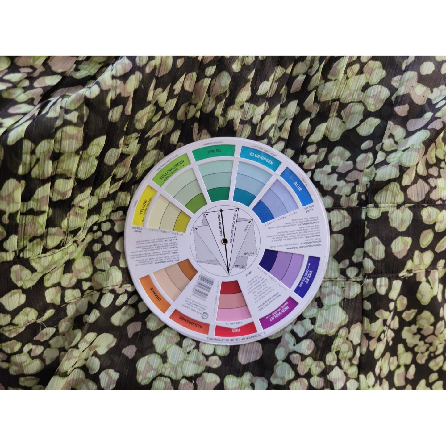 Apt 9 Womens Shirt 2X Plus Flutter Sleeve Button Up Green Watercolor Sheer