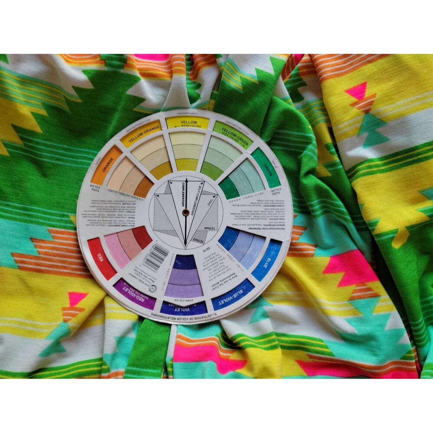 Sew In Love Womens Top 3X Tee Short Sleeve Southwestern Keyhole Green Geometric