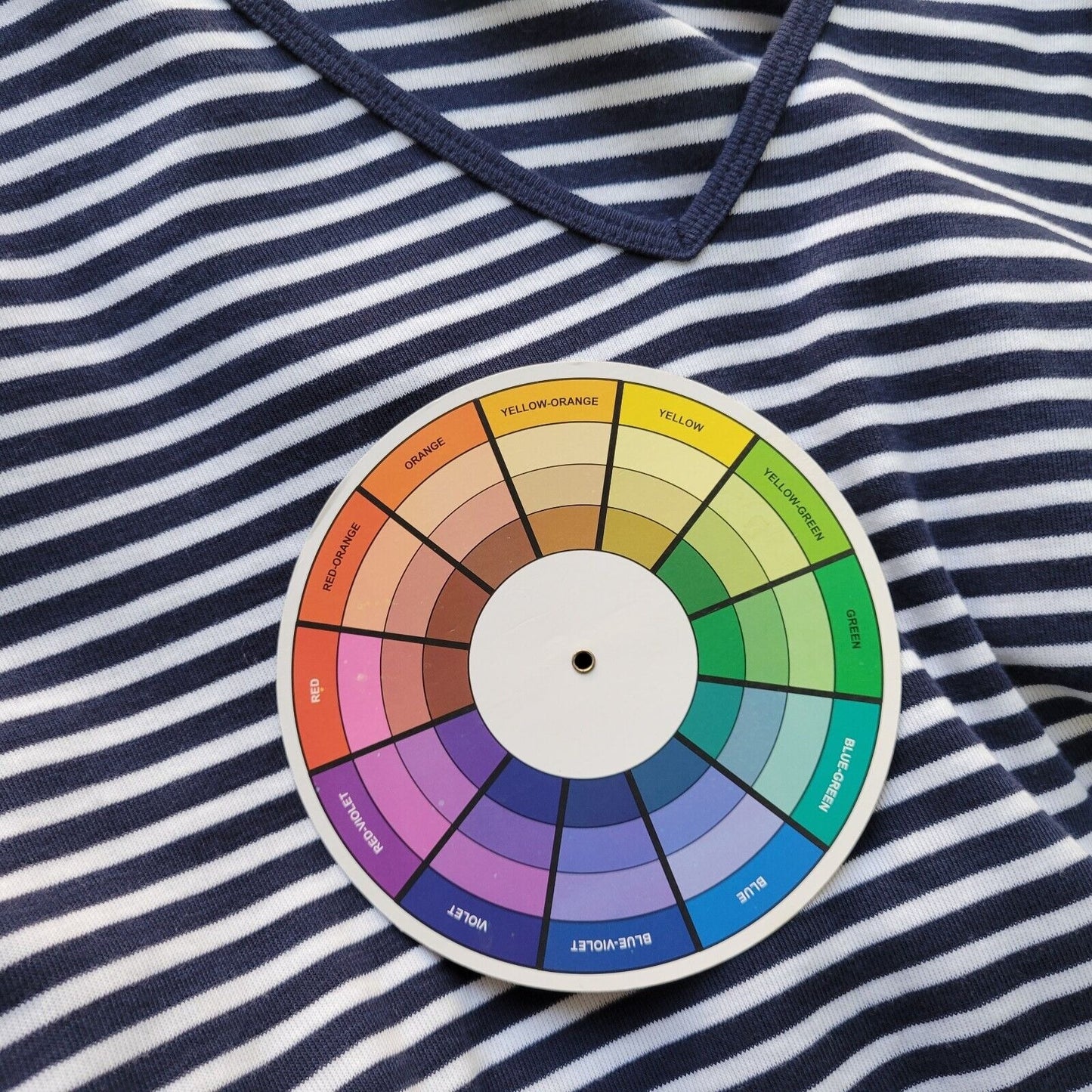 Jones New York Sport Women Top 1X Plus 3/4 Sleeve Blue White Stripe Cotton Comfy