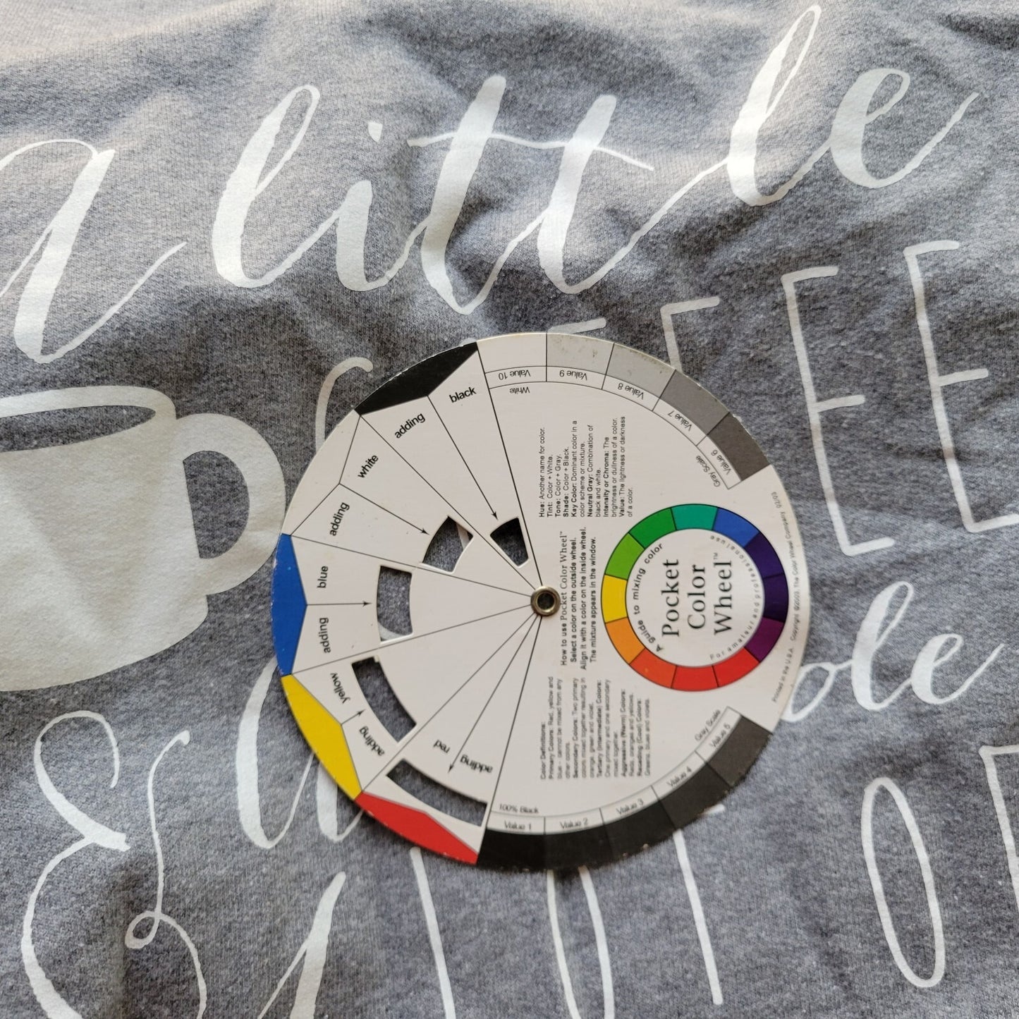 Womens Sweatshirt 2XL Plus Long Sleeve Gray Christian Little Coffee Lot of Jesus