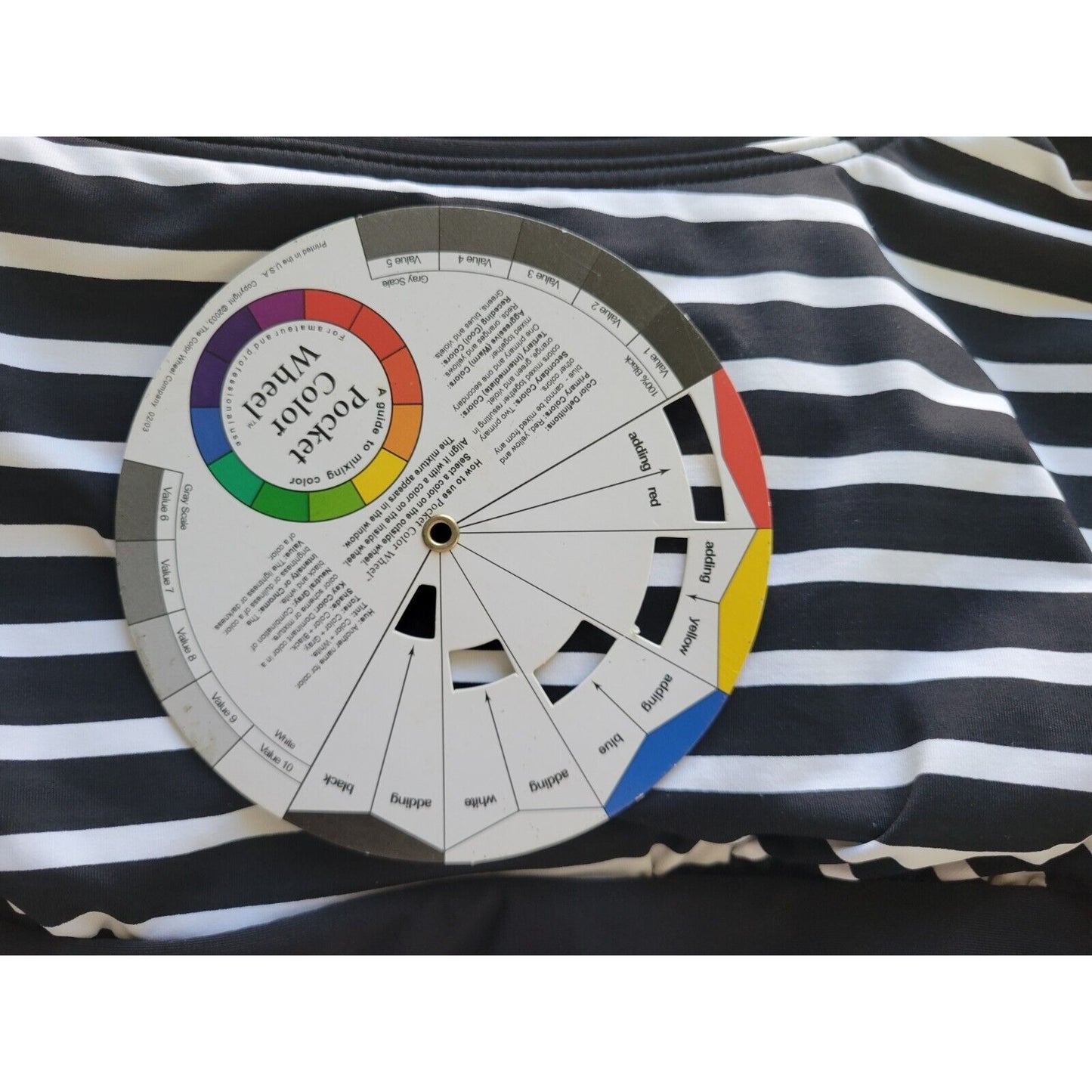 Lands End Womens Swim Top 16 Black Stripe Adjustable Wide Strap Underwire Bra