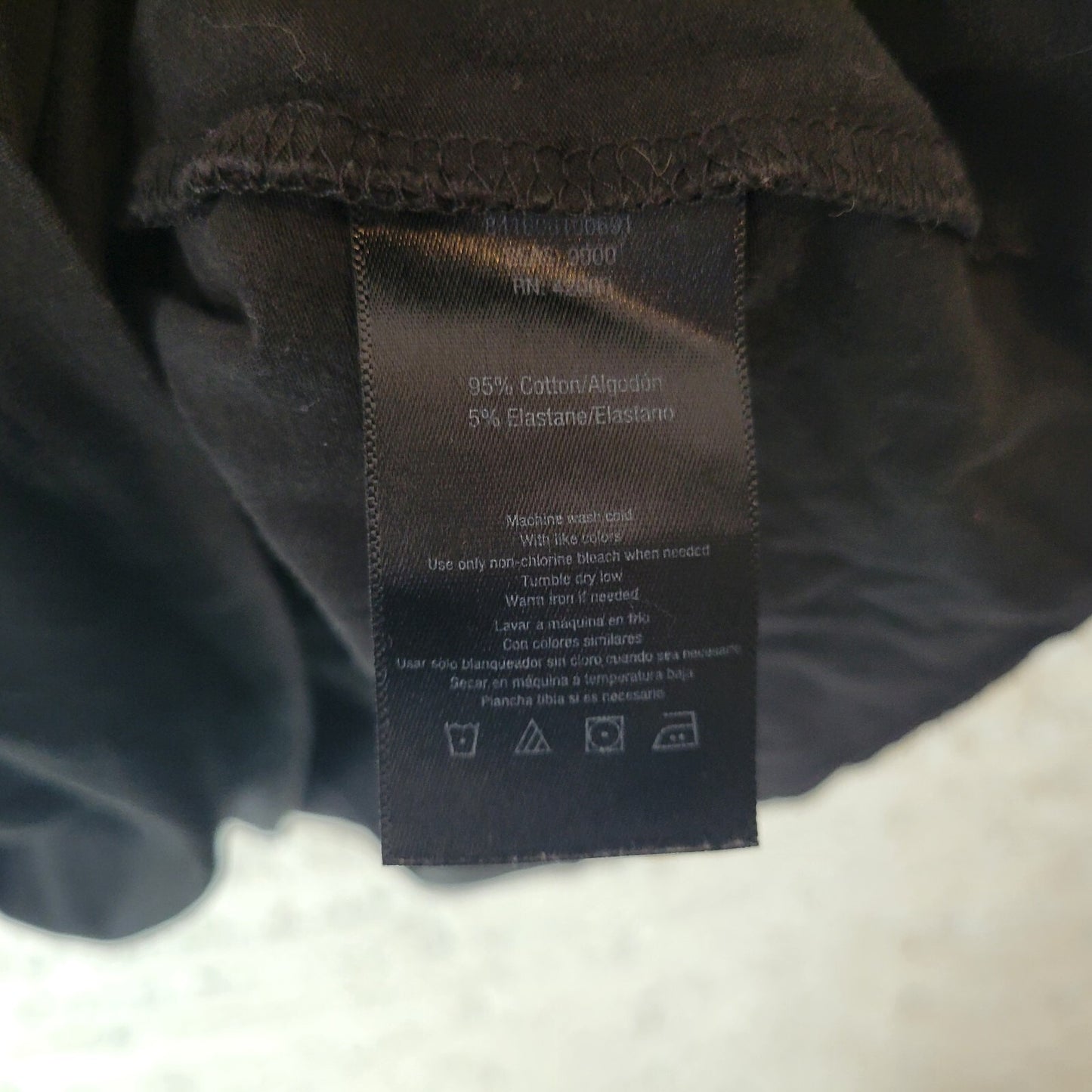 Attention Womens Top Extra Large XL Adjustable Spaghetti Straps Camisole Black