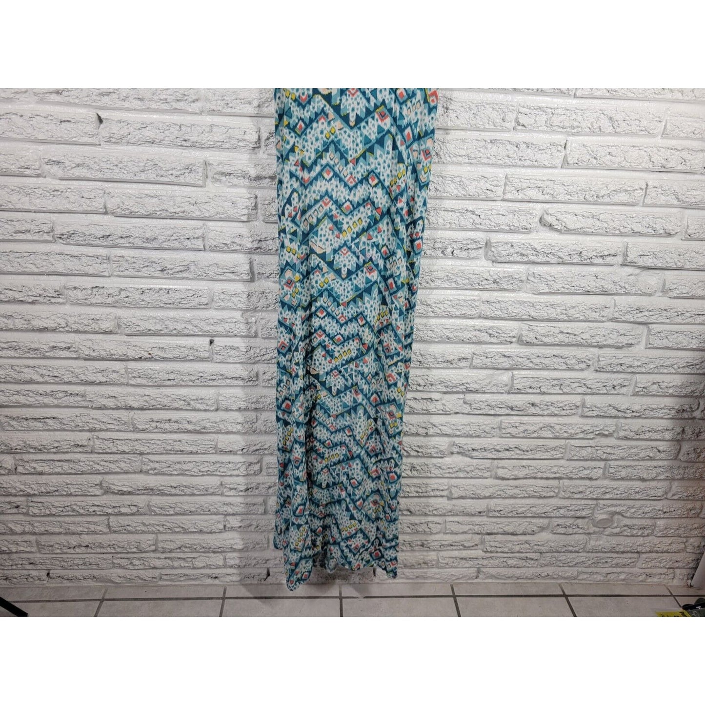 Old Navy Womens Dress XXL Tall Plus Slip Midi Adjustable Spaghetti Blue Rayon