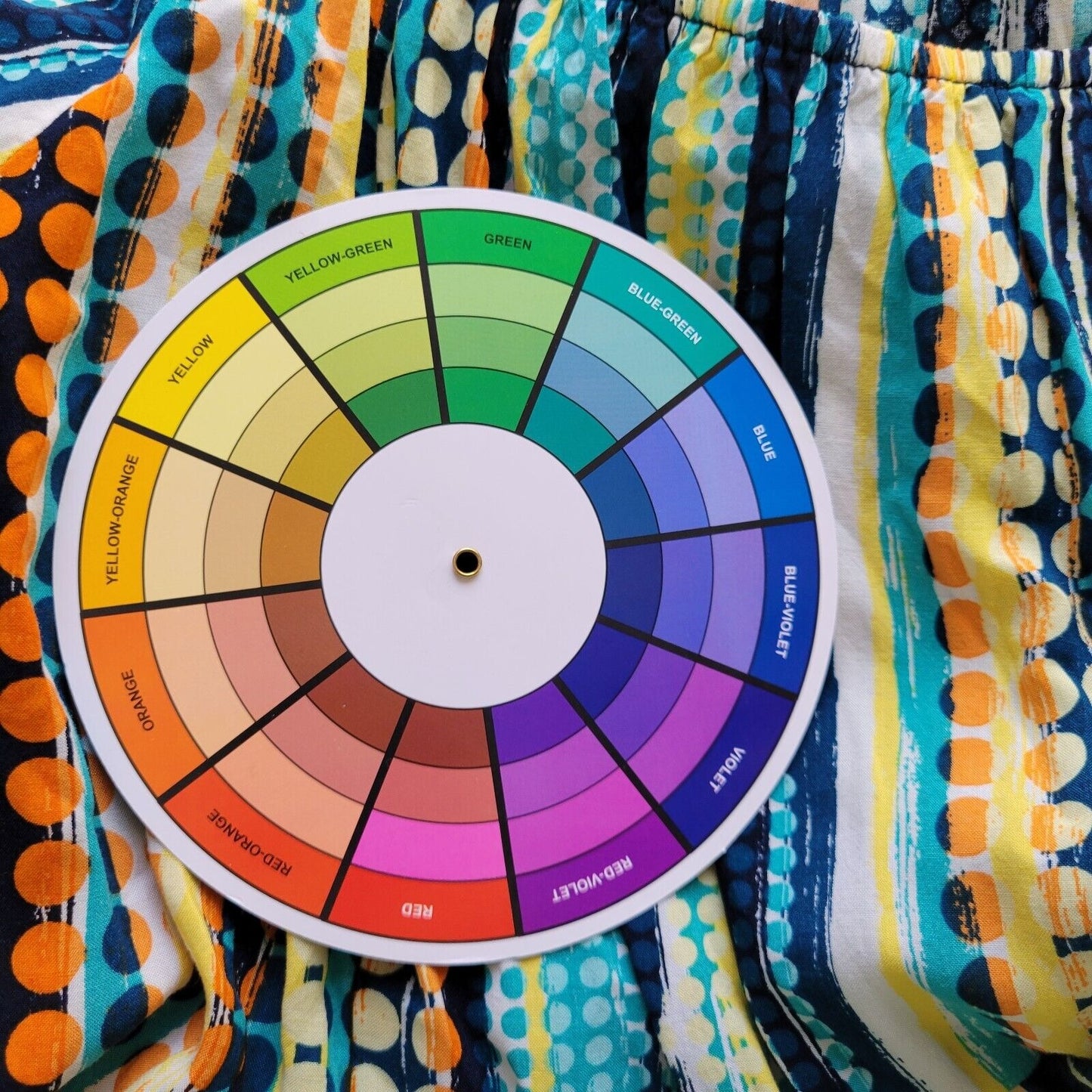 Est 1946 Womens Top 18W 20W On Off Shoulder Blue Geometric Ric Rac Lightweight