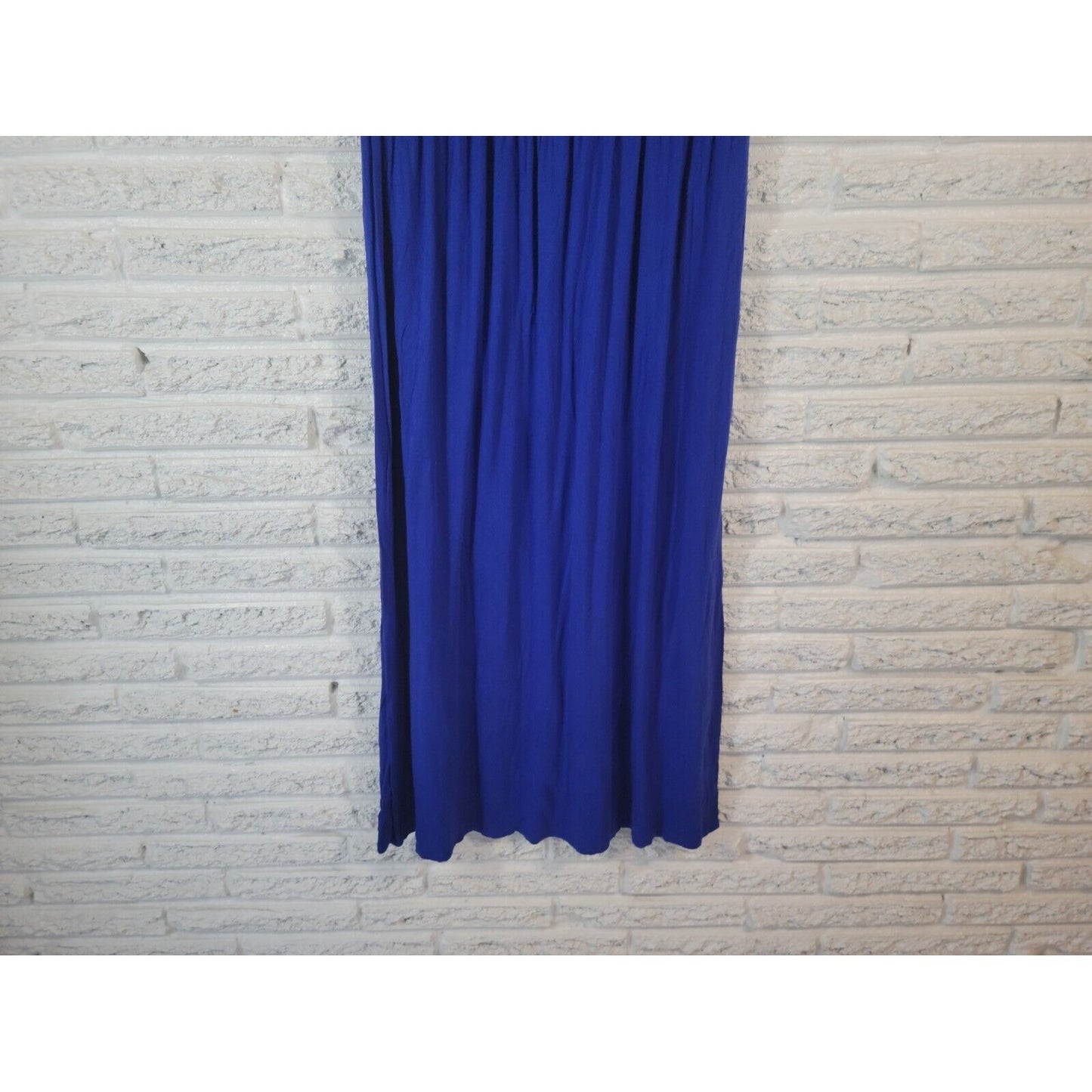 Rue 21 Womens Skirt Extra Large XL Maxi Pencil Blue Elastic Waist Pull On Office