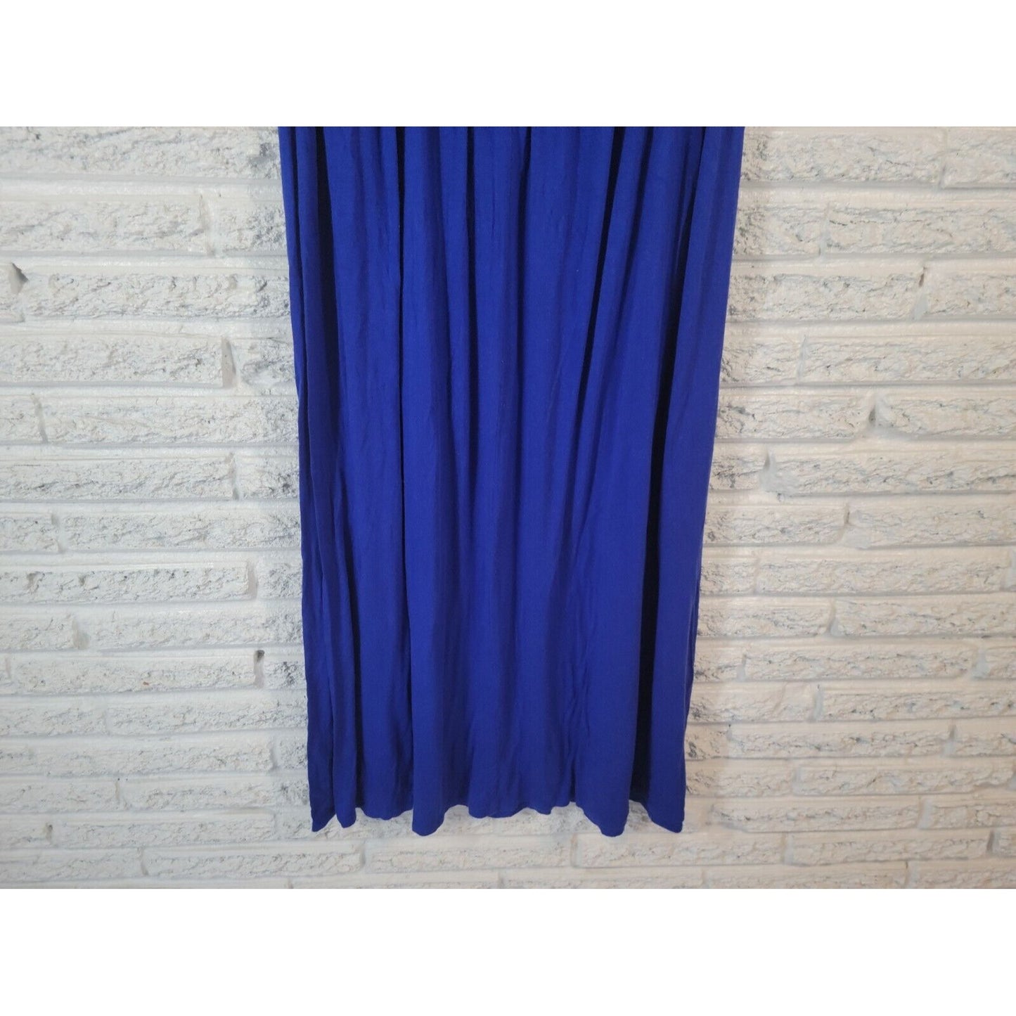Rue 21 Womens Skirt Extra Large XL Maxi Pencil Blue Elastic Waist Pull On Office