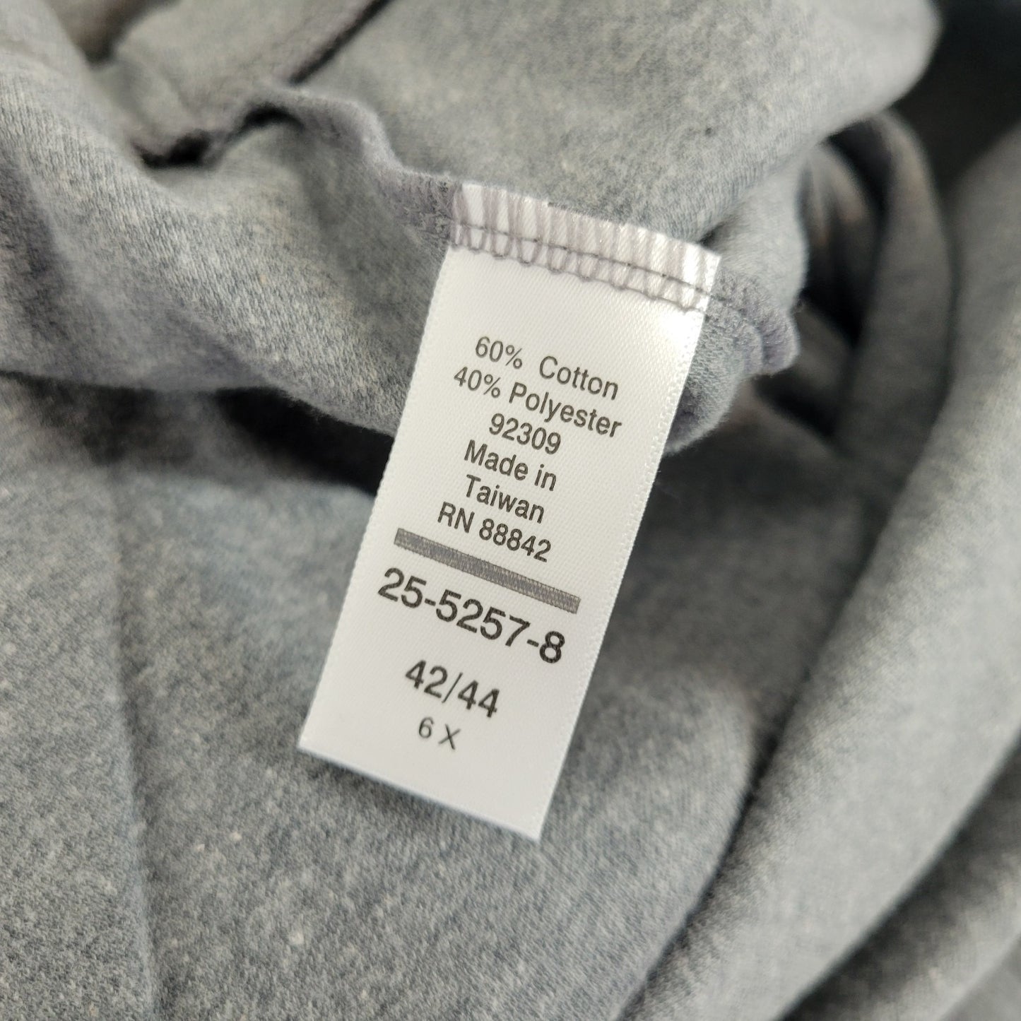 Roamans Womens Pants 6X Plus Pull On Gray Cotton Blend Comfort Waist Pockets