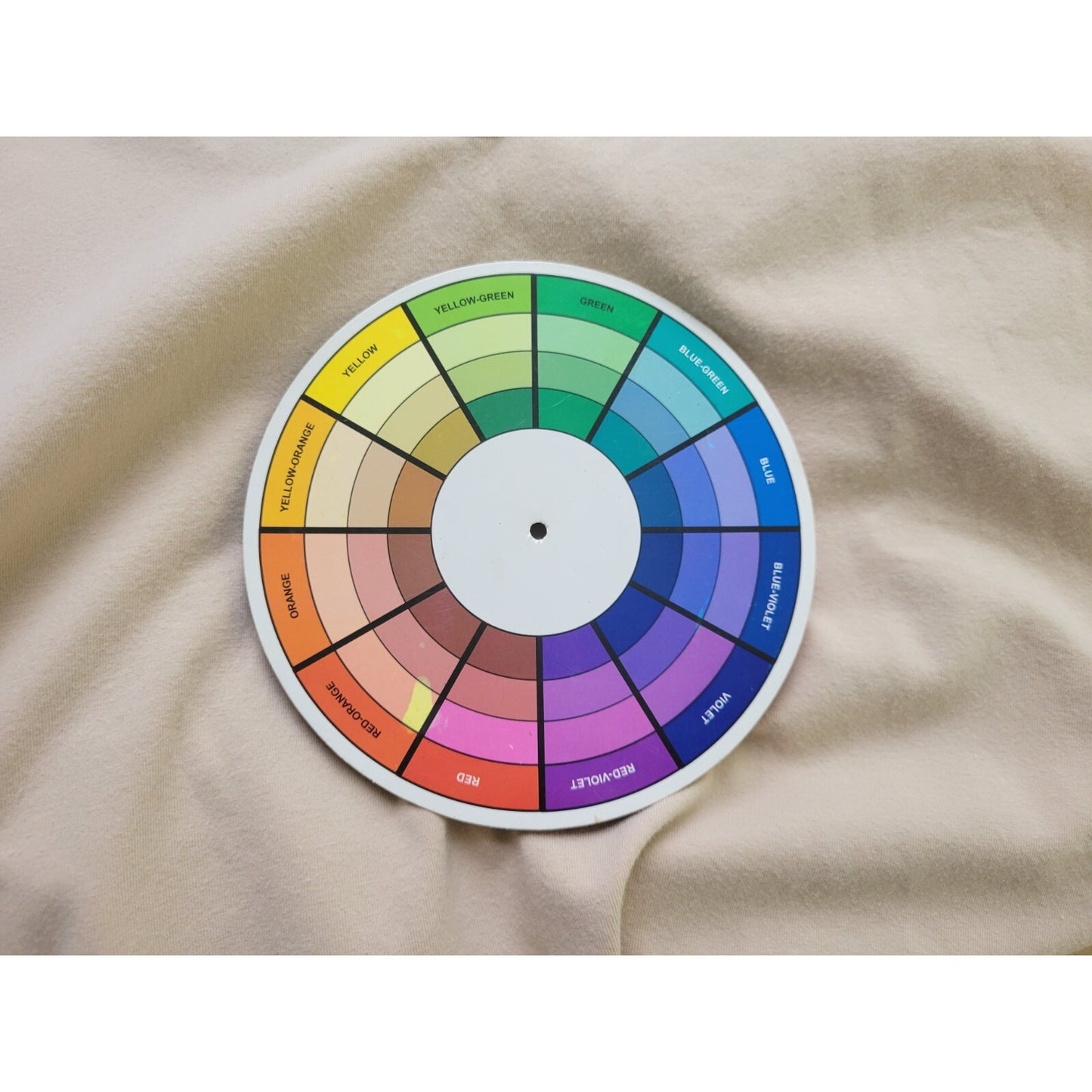 Susan Graver QVC Womens Top 1X Plus Sleeveless Beige Cotton Blend Career Casual