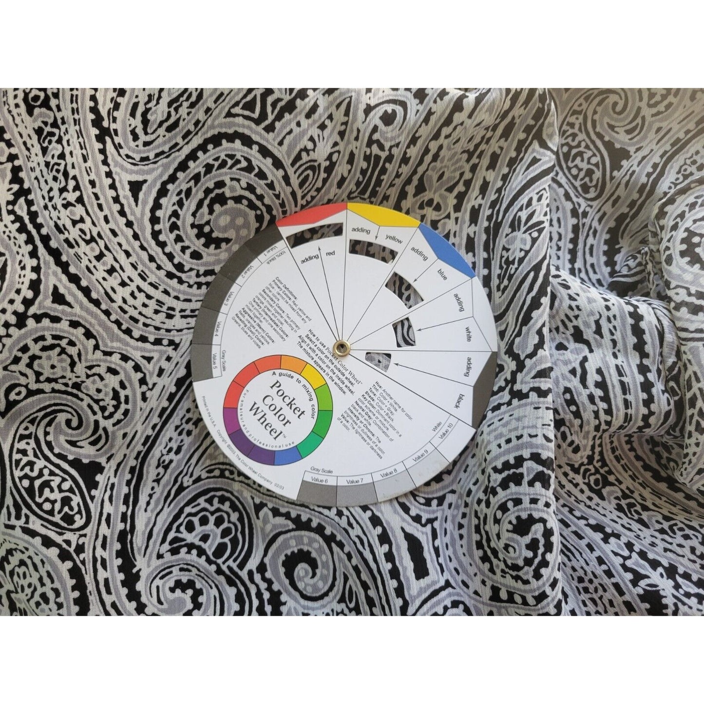 Apt 9 Womens Top 2X Flutter Sleeve Button Up Black Paisley Layered Sheer Lined