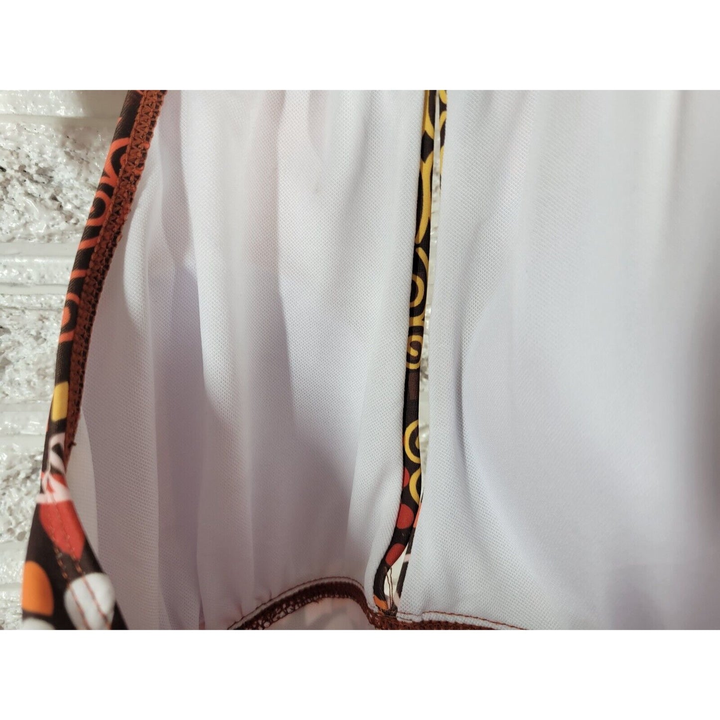 Suzanne Betro Womens Swimsuit Extra Large XL One Piece Criss Cross Halter Orange