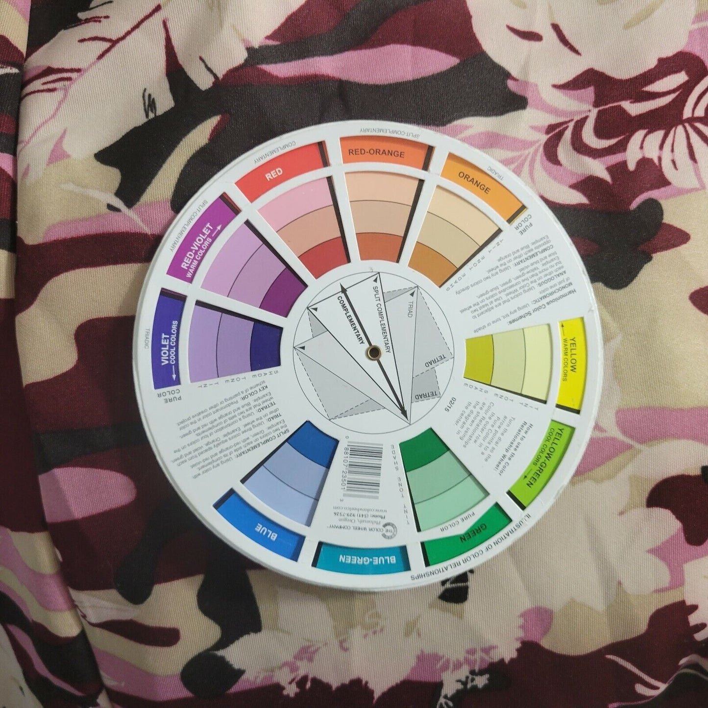 Angela Plus Women Dress 3XL Plus Shift Long Sleeve Burgundy Floral Career Office