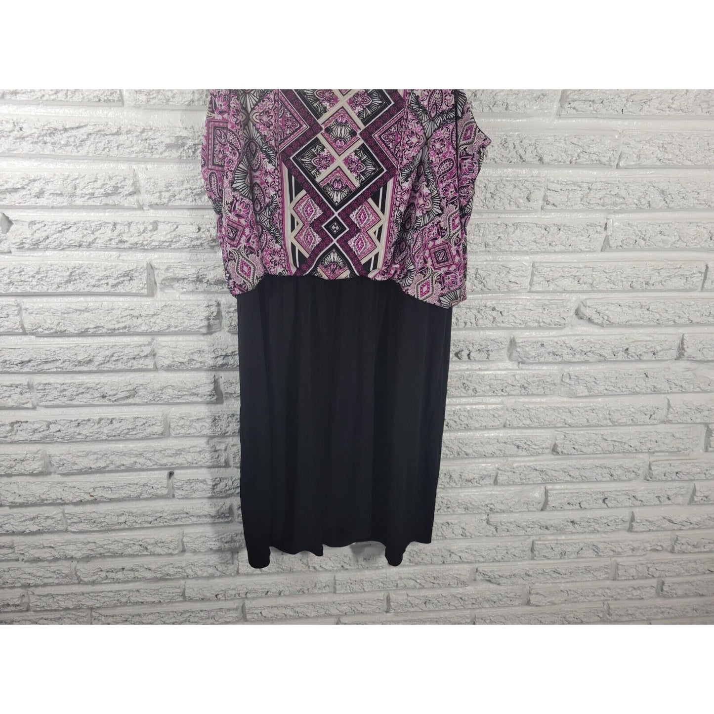 Style Co Womens Dress XL Mini Slip Adjustable Spaghetti Casual Purple Geometric