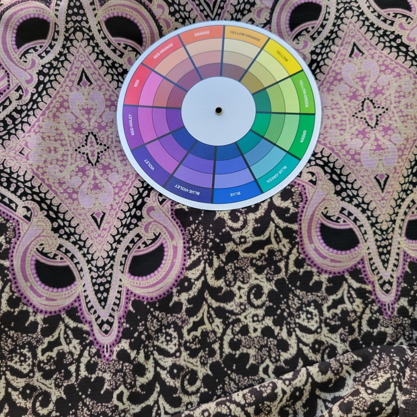 Liz Wear Women Top XXL Plus Long Sleeve Black Geometric Frilly Neck Comfy Office