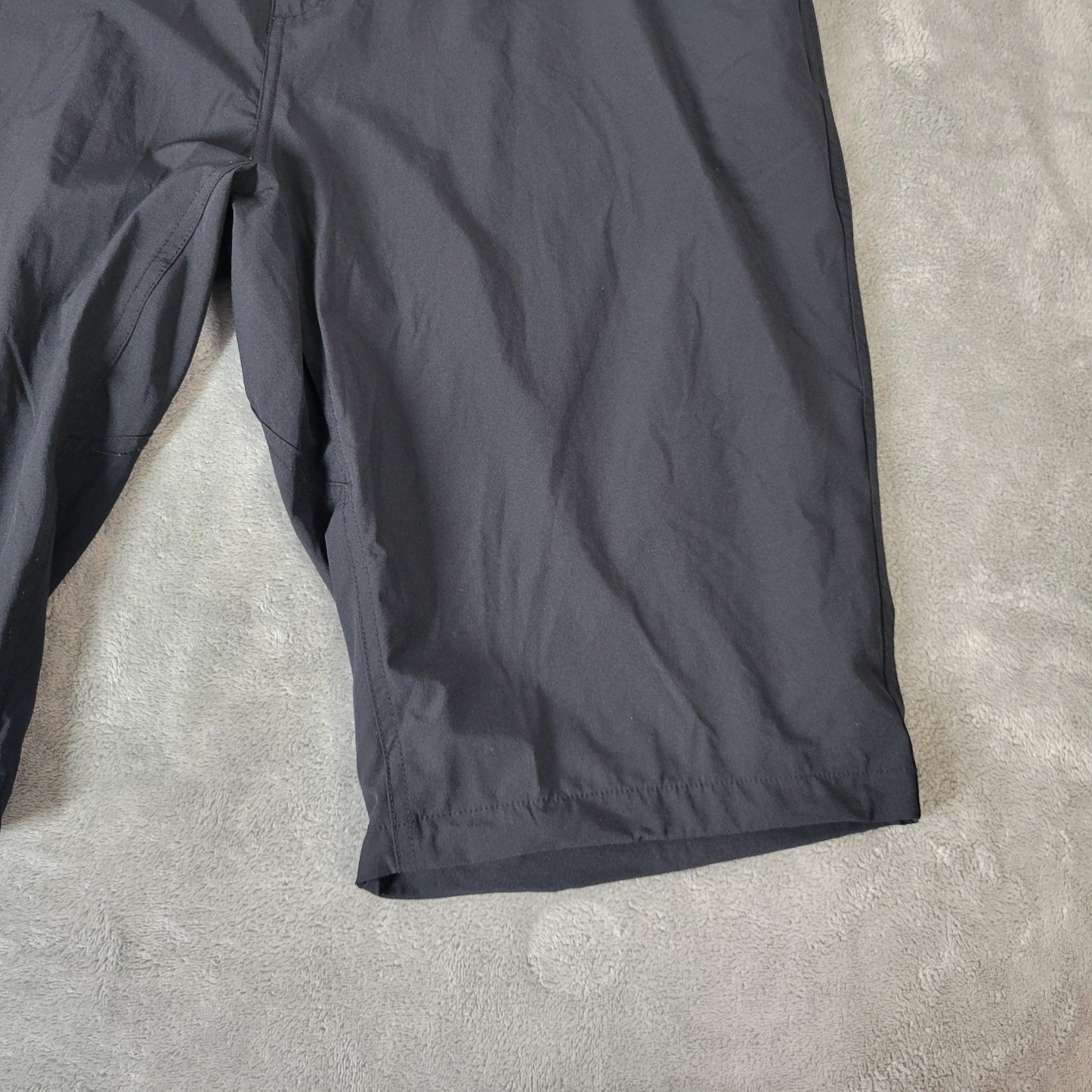 Baleaf Womens Shorts 2XL Plus Skimmer Black Zip Fly Lightweight Comfy Pockets