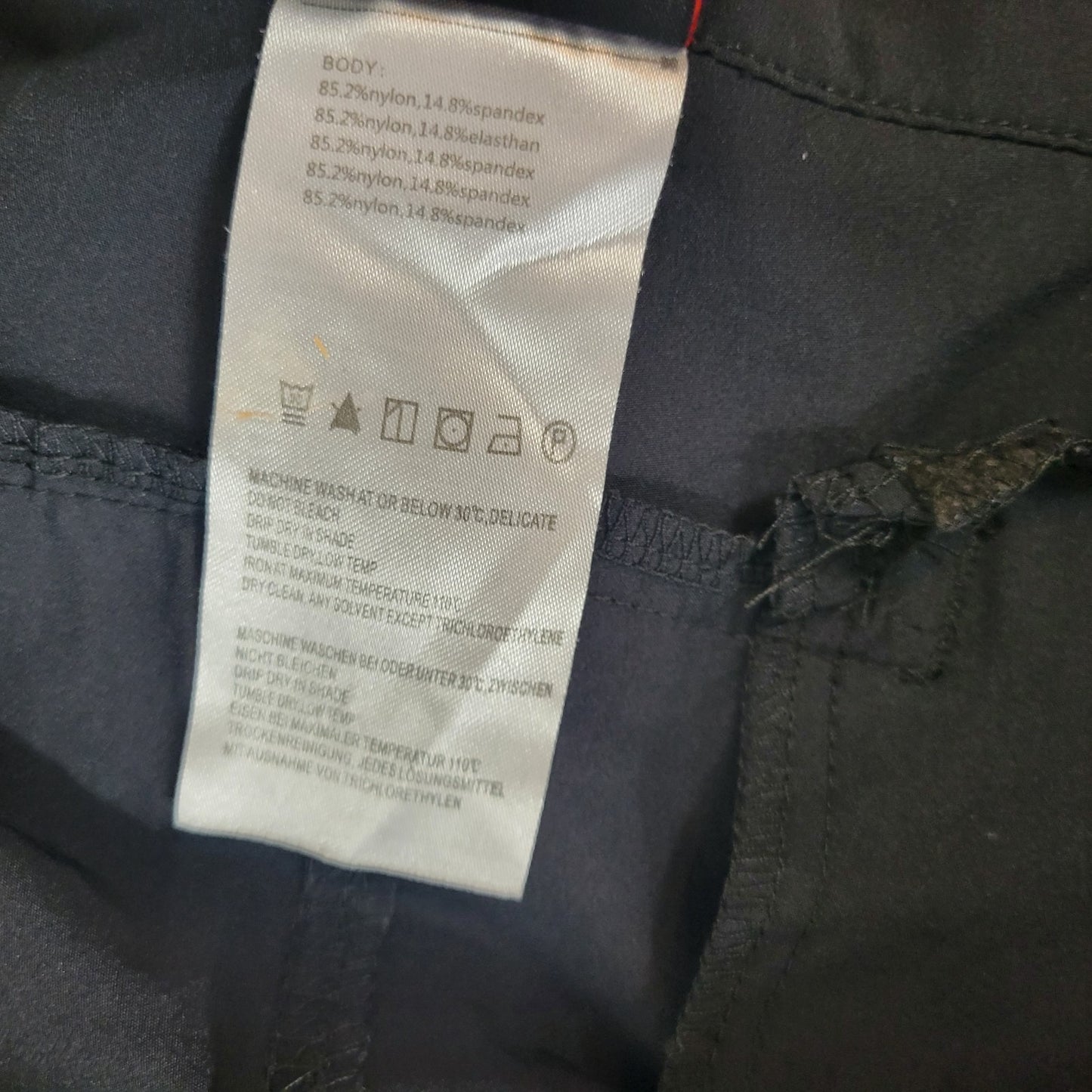 Baleaf Womens Shorts 2XL Plus Skimmer Black Zip Fly Lightweight Comfy Pockets