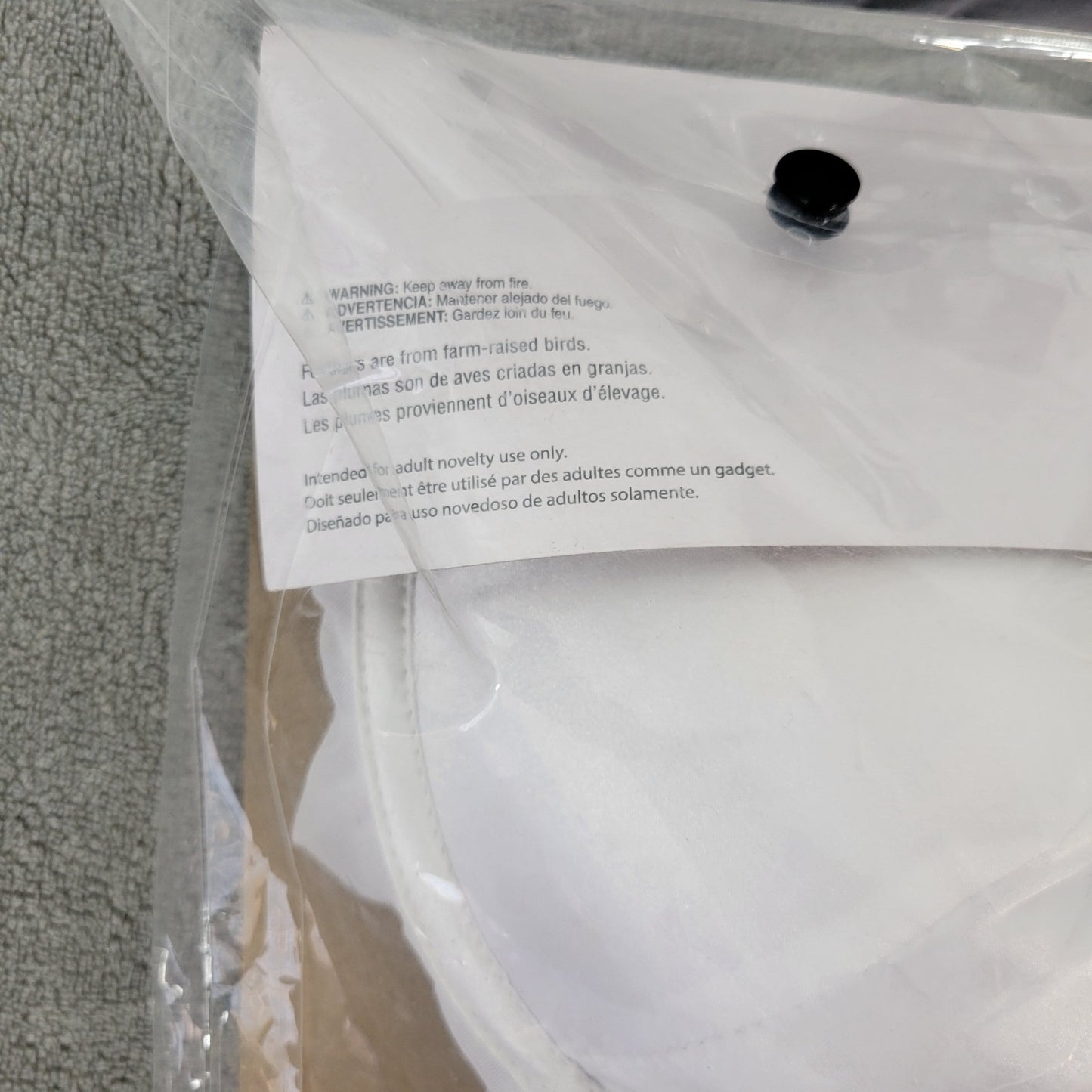 Adult Womens Halloween Costume 2XL 18 20 Plus Bustier ONLY White Theater Show