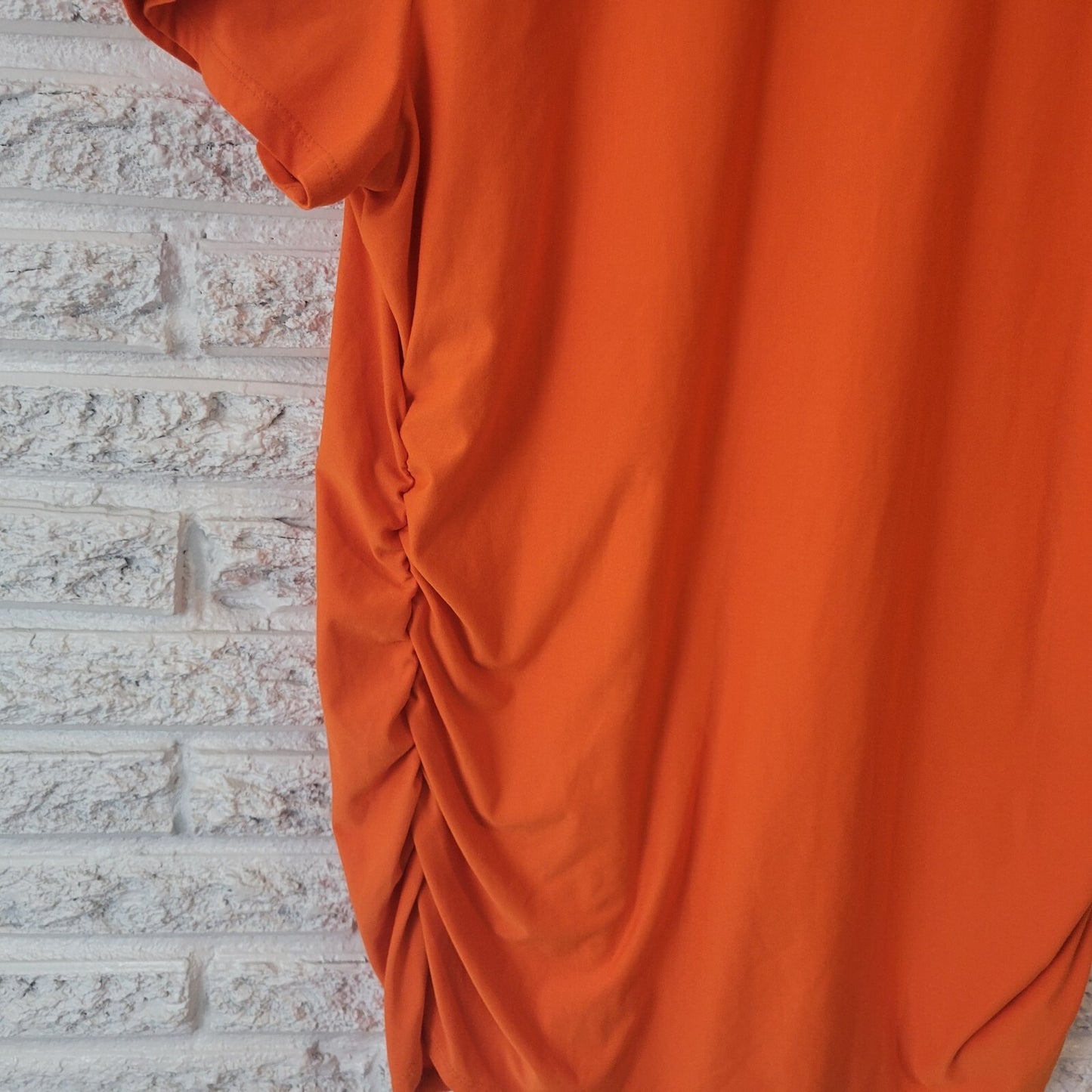 Halloween Time Tru Womens Maternity Top XL Tee Comfy Orange Mummy to Be Mom