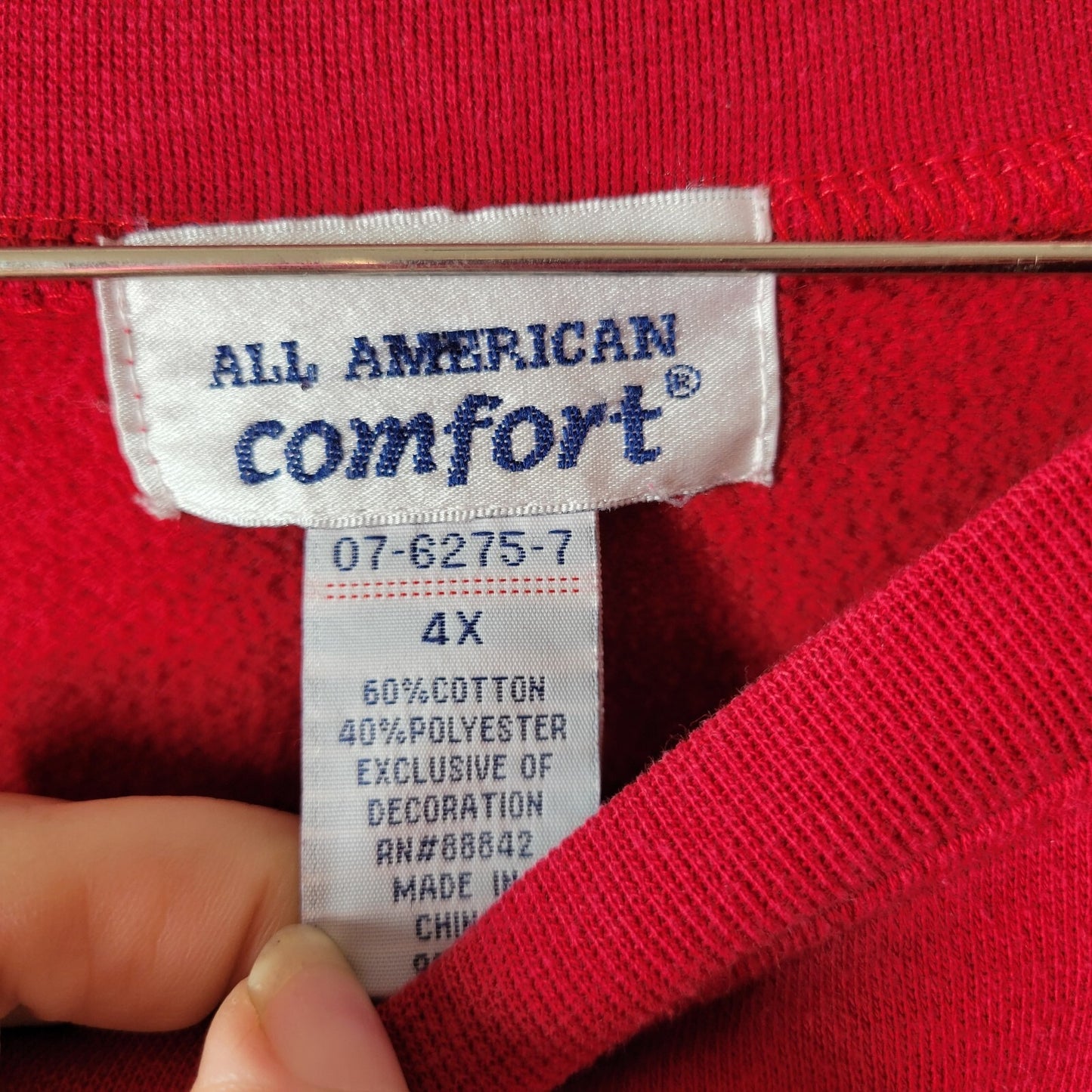 Christmas All American Comfort Women Sweatshirt 4X Plus Red Kittens Cats Holiday
