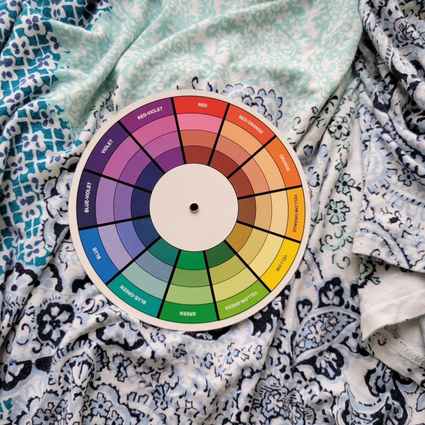 Croft Barrow Womens Top 2X Plus Tunic Batwing Sleeve Blue Floral Side Ties Comfy