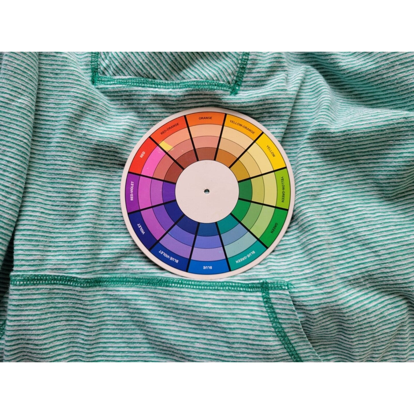 Catherines Womens Swim Coverup 1X 18W 20W Hoodie 3/4 Sleeve Pockets Green Stripe