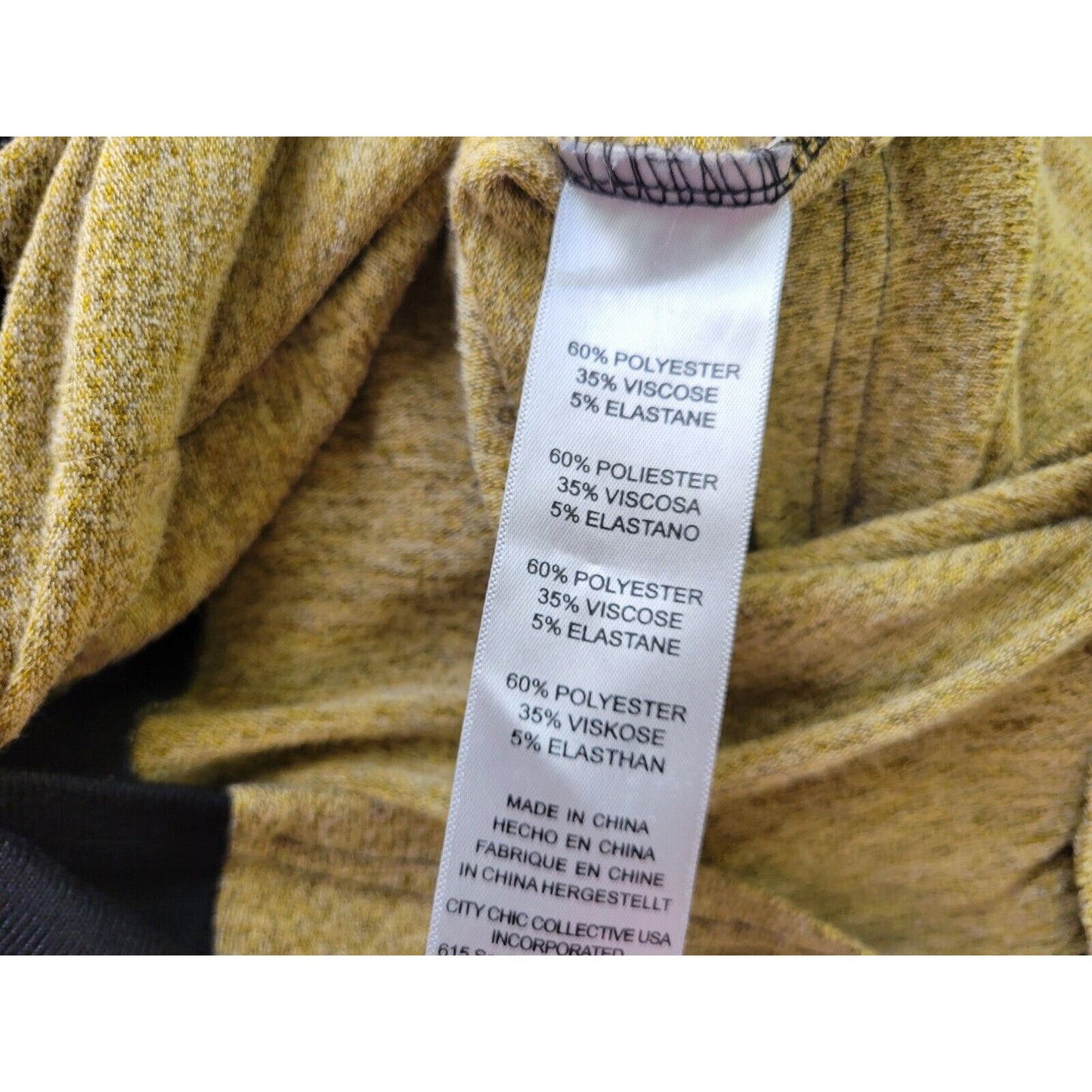 Zim Zoe Women Top 26 28 Plus Tunic Knit Tan Colorblock Long Sleeve Pockets