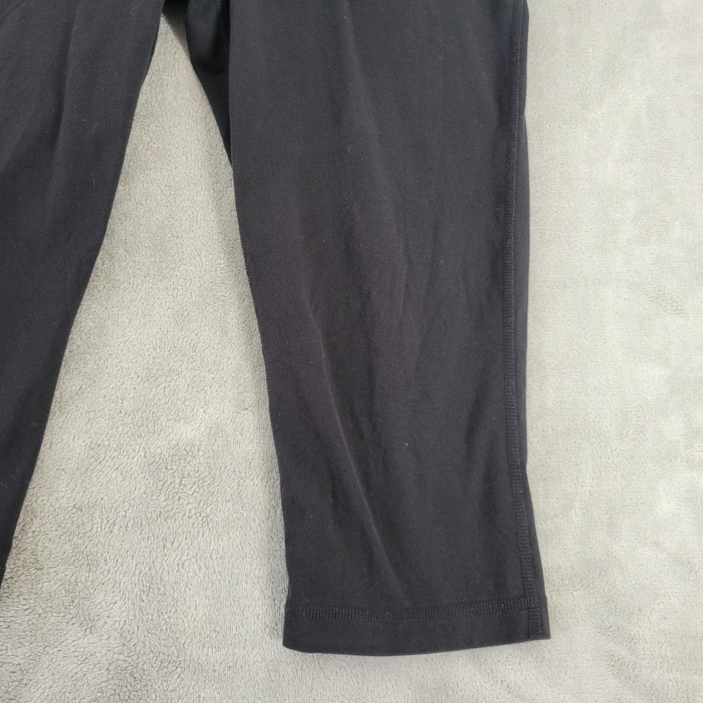 Ideology Womens Leggings Extra Large XL Pull On Black Cotton Blend Activewear