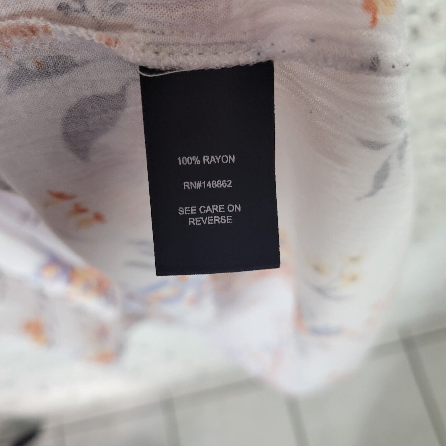 Torrid Womens Dress 1 1X Tied Cold Shoulder Orange Floral High Low Lightweight