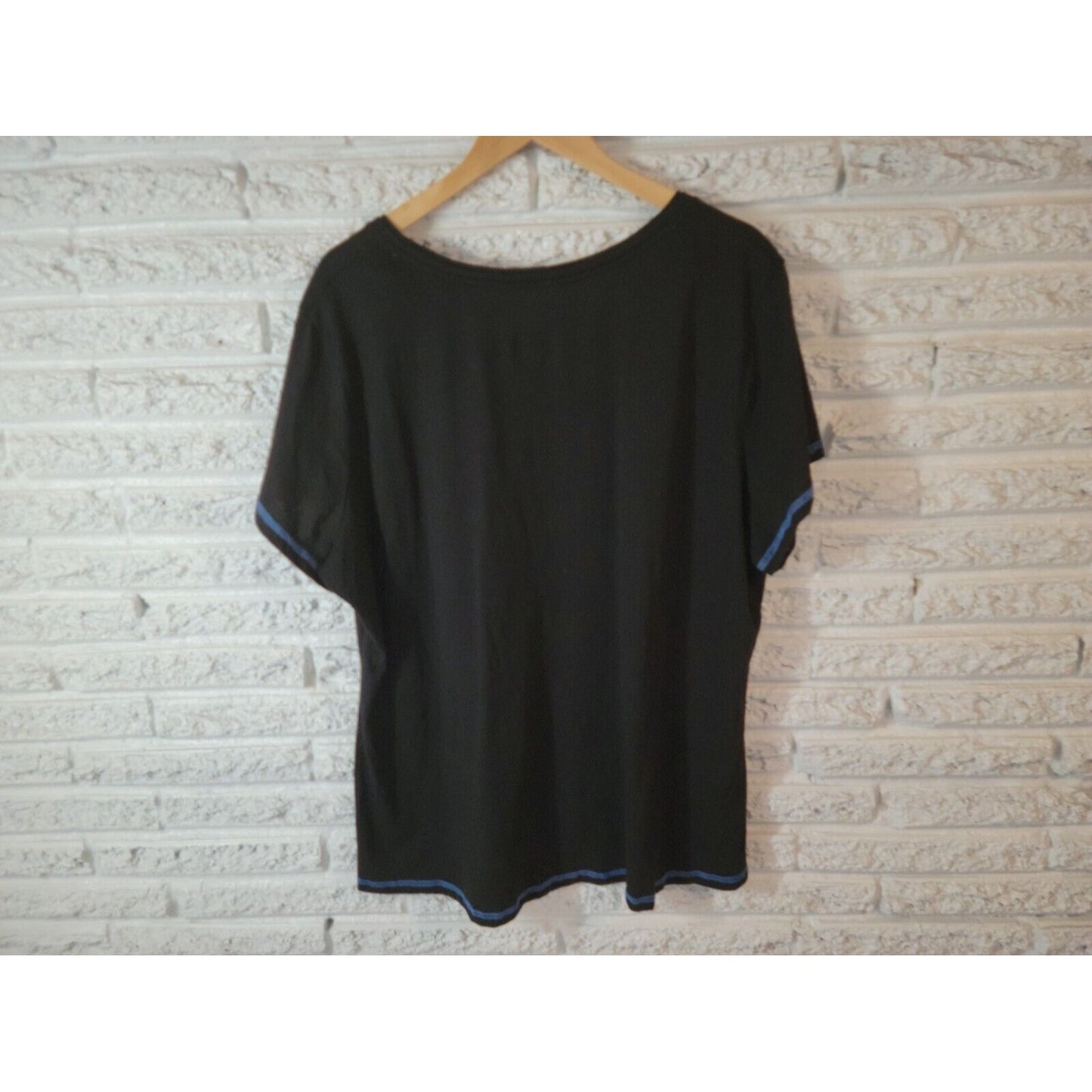 Secret Treasures Womens Top 3X Pajama Black Lounge Oh Sheep Its Monday Stretchy