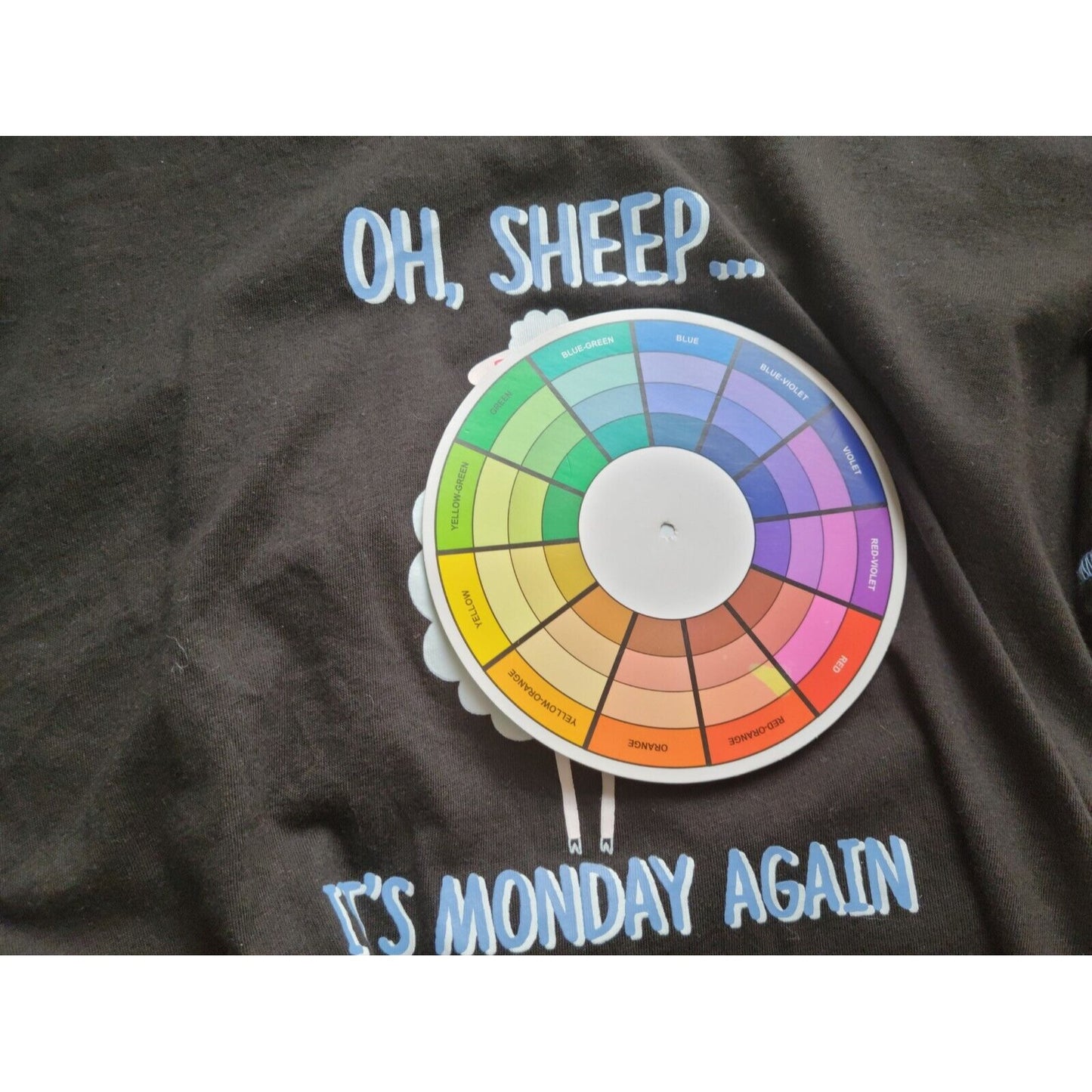Secret Treasures Womens Top 3X Pajama Black Lounge Oh Sheep Its Monday Stretchy