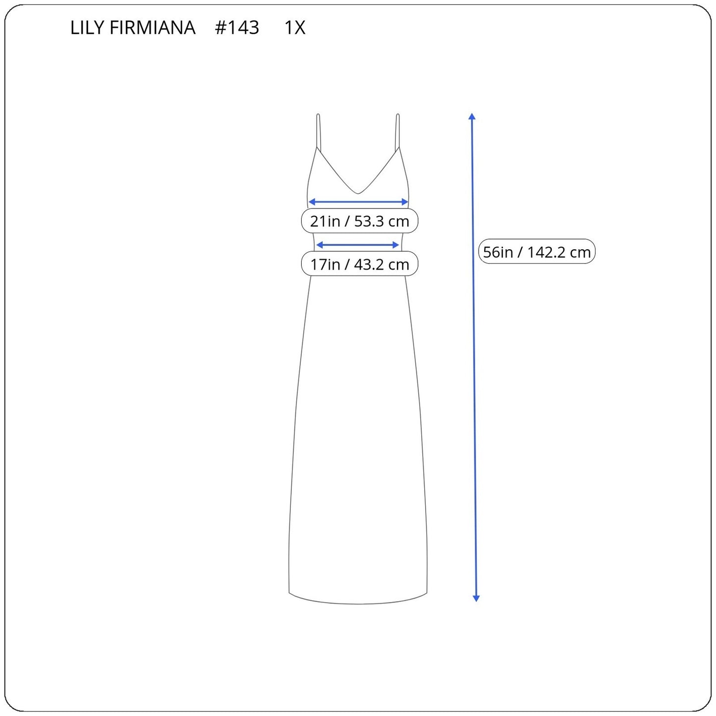 Lily by Firmiana Womens Blue Floral Maxi Dress 1XL Plus Sheath Slip Sleeveless