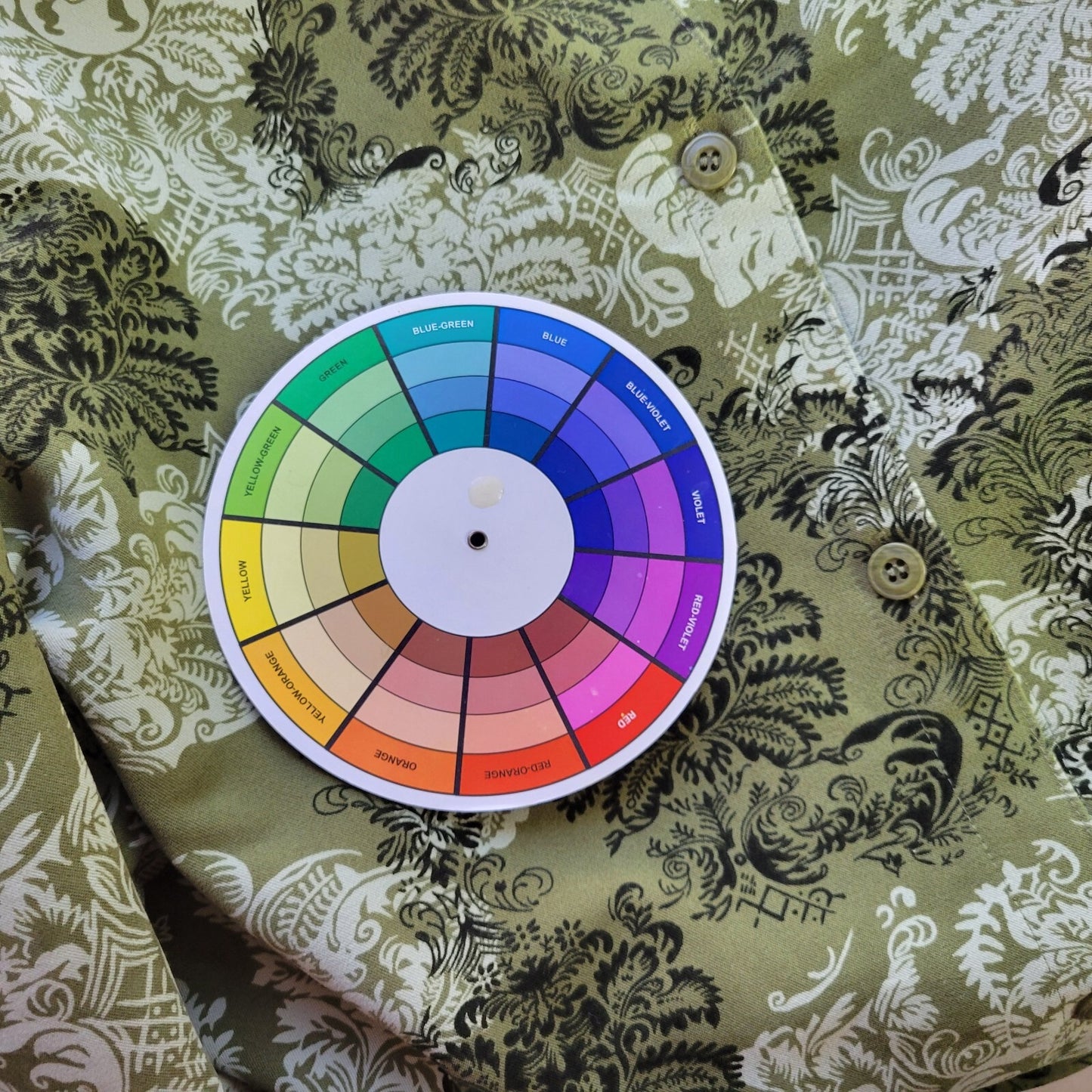 JM Collection Womens Skirt and Top 16W Plus Midi Pencil Green Damask Office