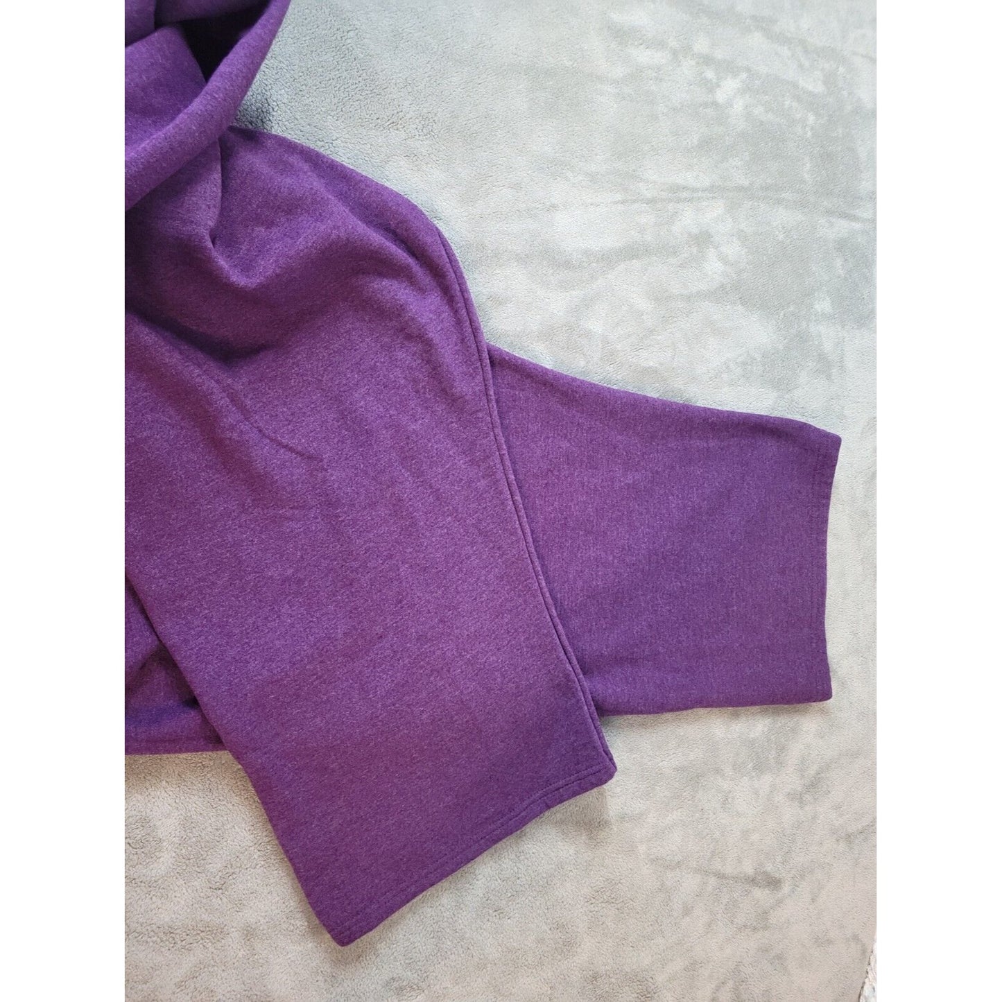Just My Size Womens Pants 5X Pull On Jogger Sweat Purple Stretchy Cotton Blend