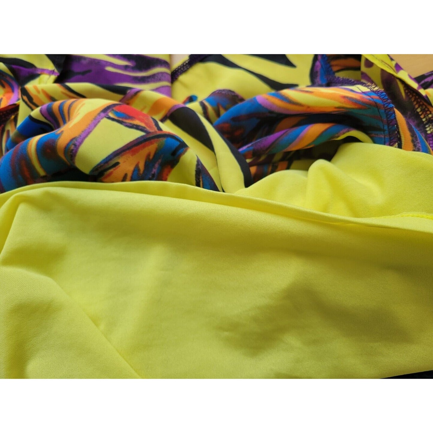 Forever 21 Women Dress 2X Plus Mini Puff Sleeve Purple Floral Pullover Polyester