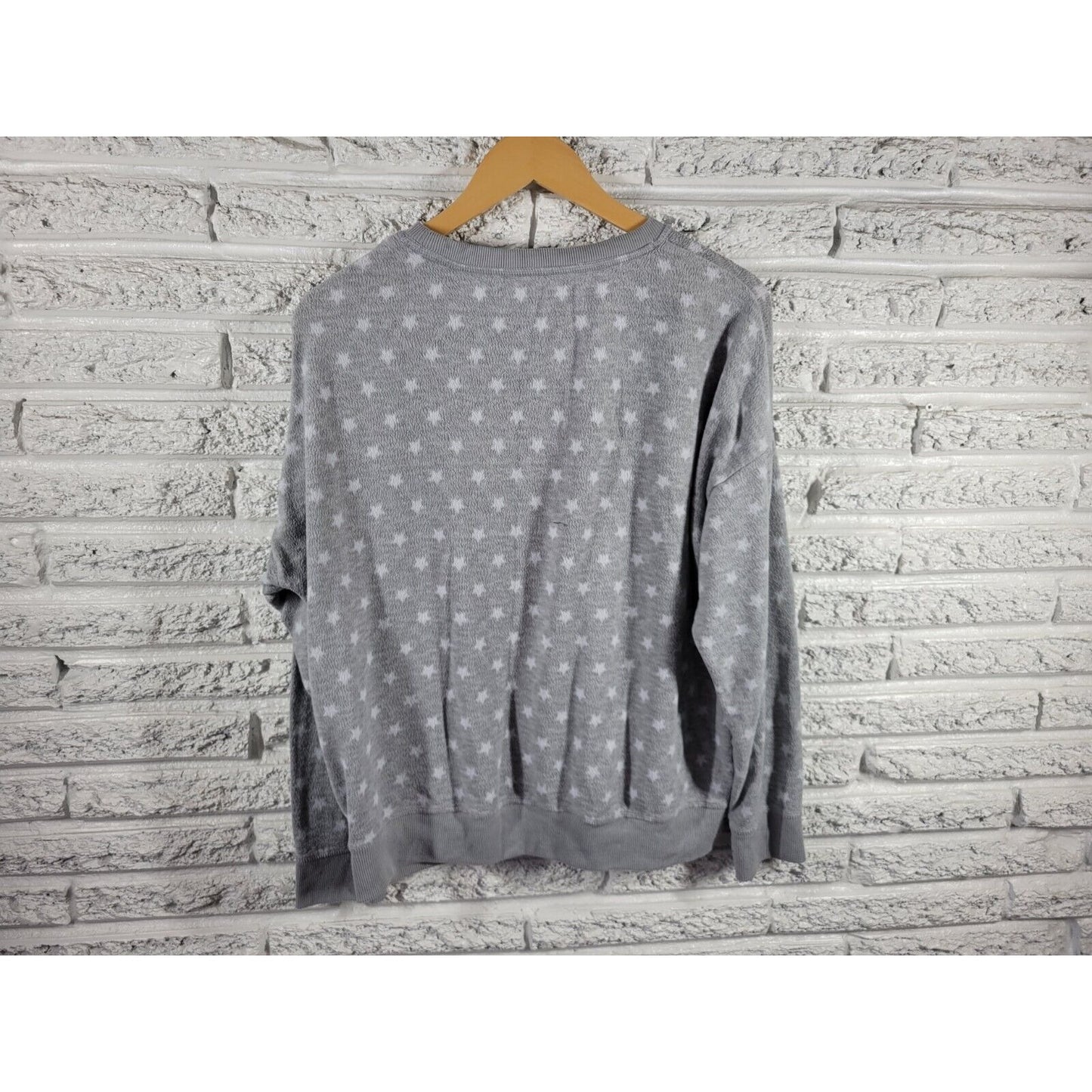 Secret Treasures Womens Top Extra Large XL 16 18 Pajama Llama Gray Lounge Fleece