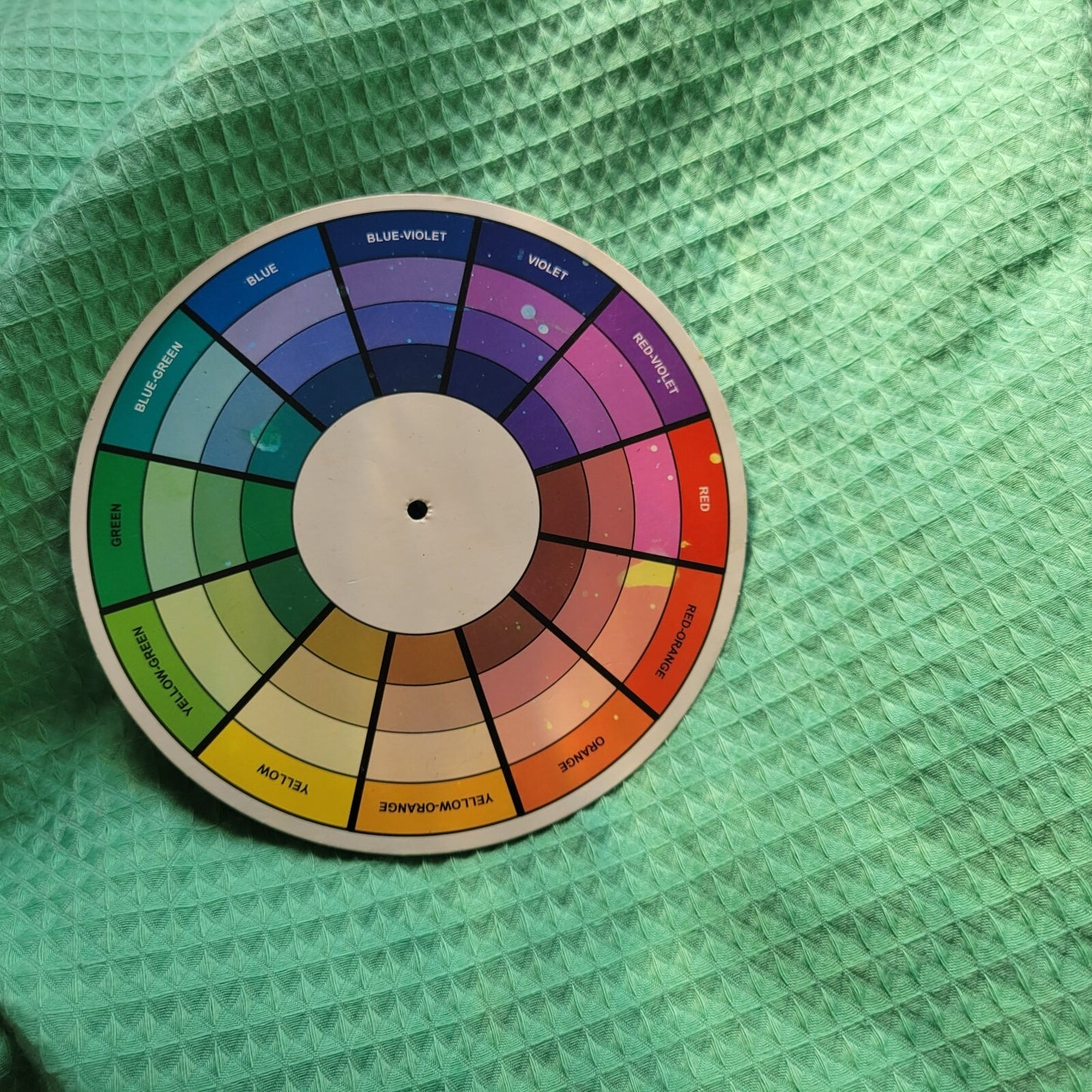 Cabernet Womens Robe Extra Large XL 3/4 Sleeve Green Loungewear Sash Waffle