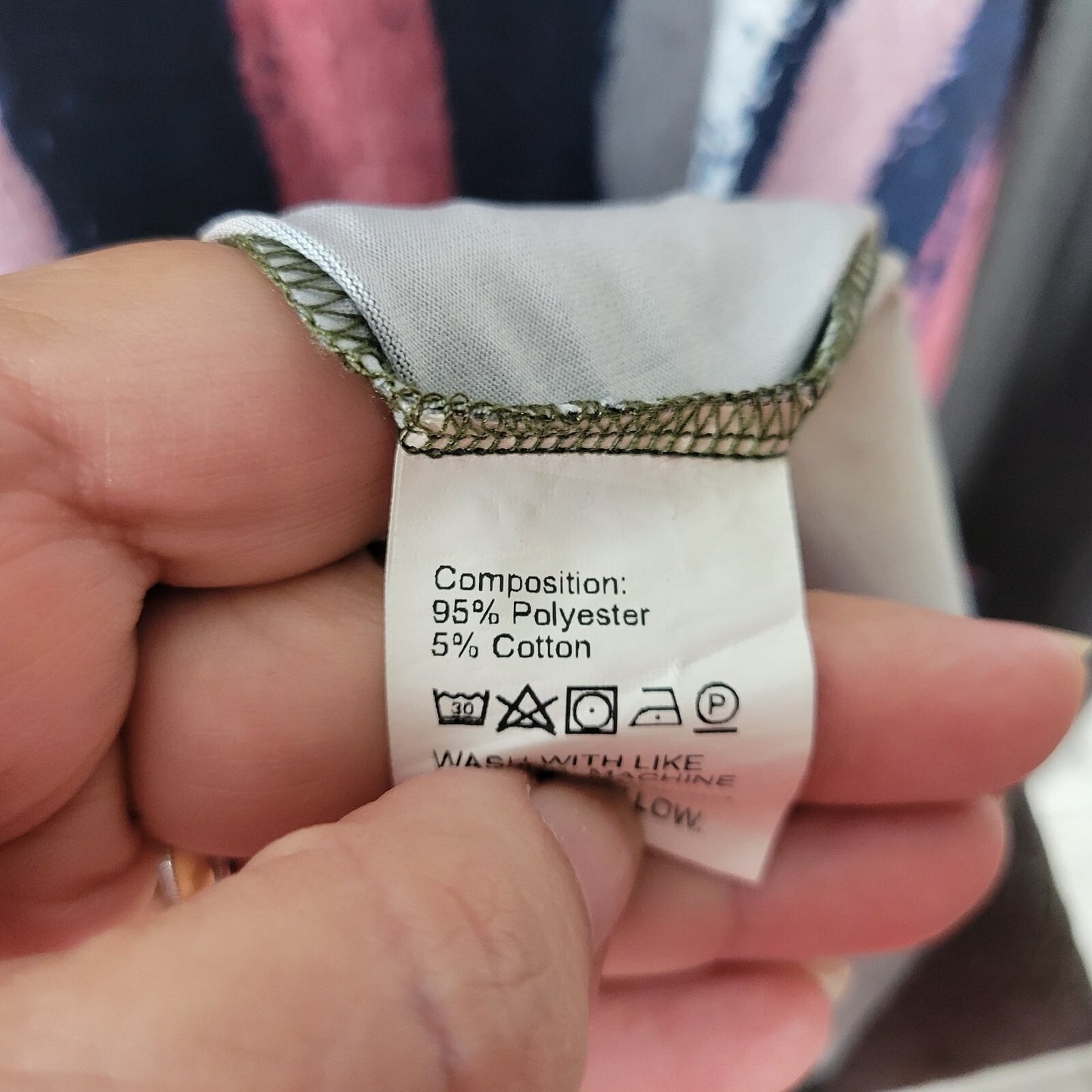 Emery Rose Womens Dress XXL Plus Mini Asymmetric Blue Watercolor Poly Blend