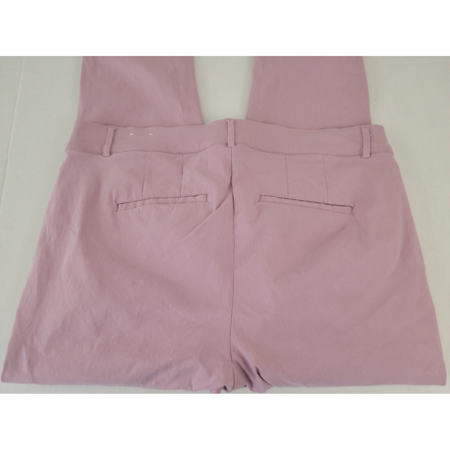 Lane Bryant Womens Pants 18 Allie Crop Lavender Purple Pearl Hem Career Casual