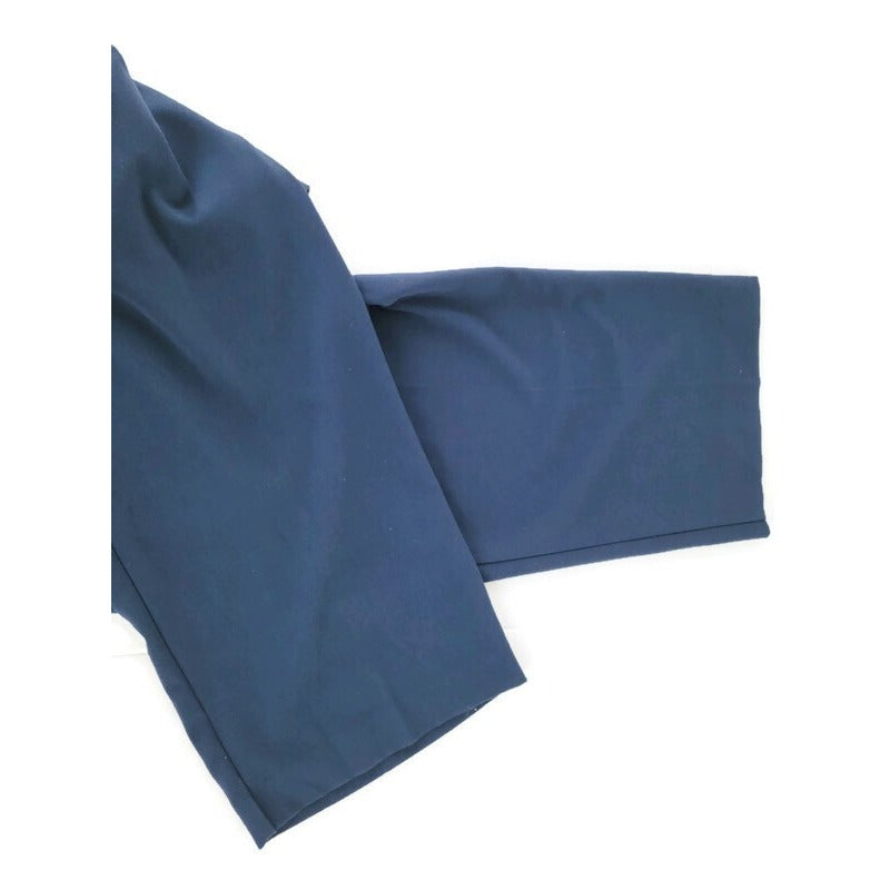 George Womens Pants 18WP Plus Petite Straight Leg Comfort Waist Blue Pockets