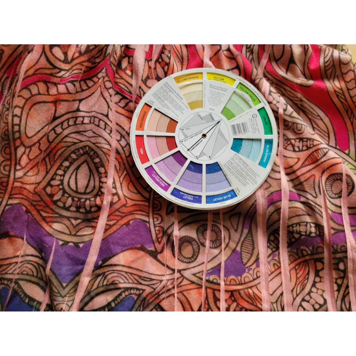 Olivia Paige Women Top 1X Short Sleeve Abstract Studded Sublimation Rhinestone