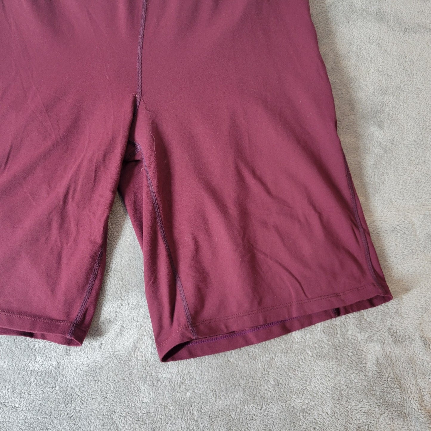 Baleaf Womens Shorts 2XL Plus Leggings Burgundy Activewear Comfy Pockets Workout