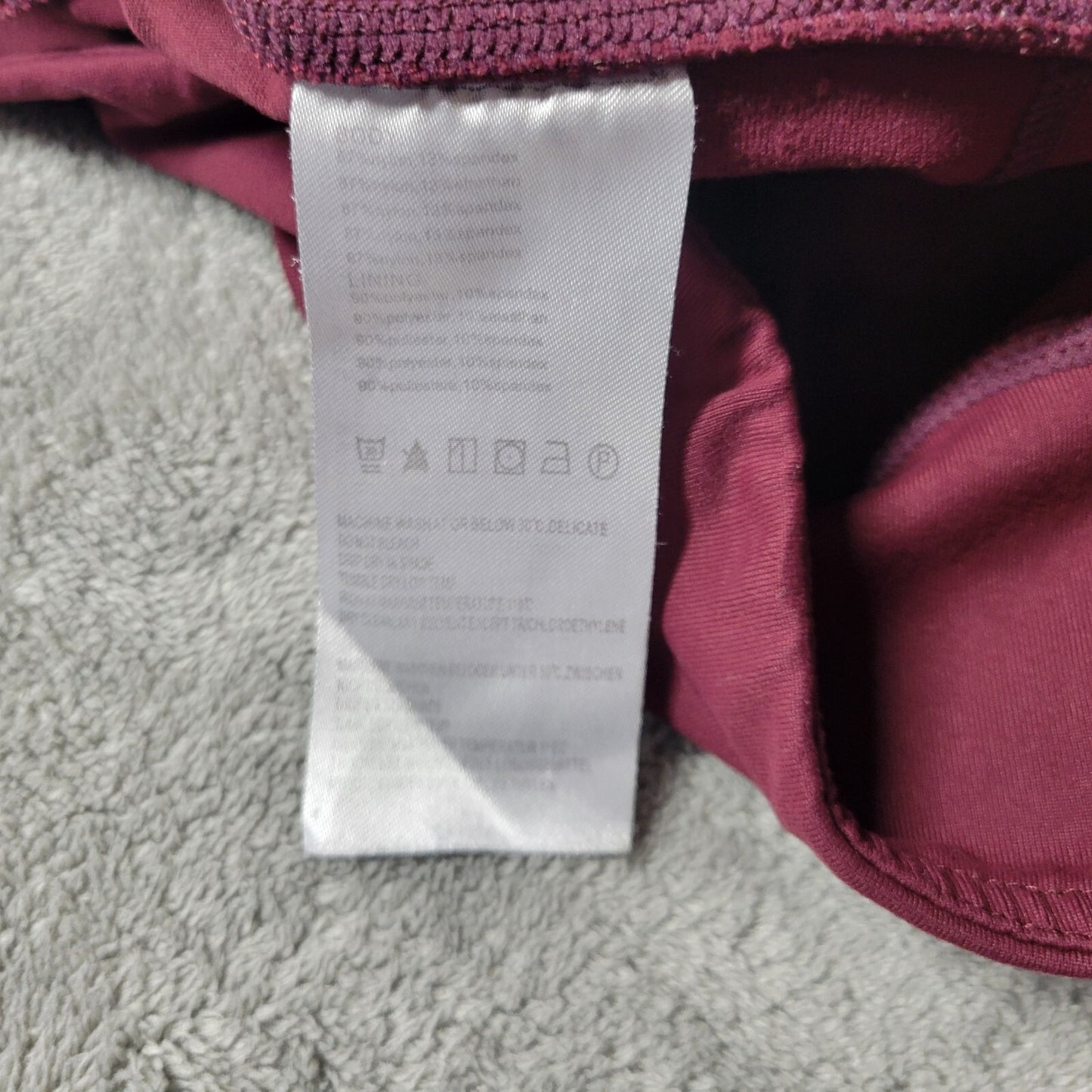 Baleaf Womens Shorts 2XL Plus Leggings Burgundy Activewear Comfy Pockets Workout