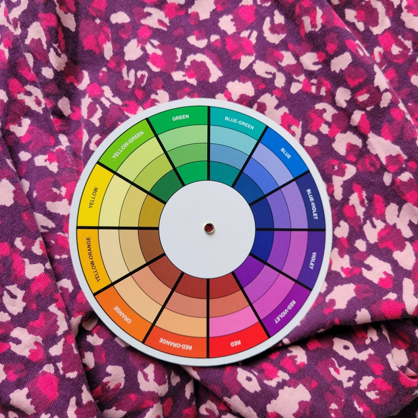 Roamans Womens Top 4X Plus tunic 3/4 Sleeve Purple Watercolor Cotton Asymmetric