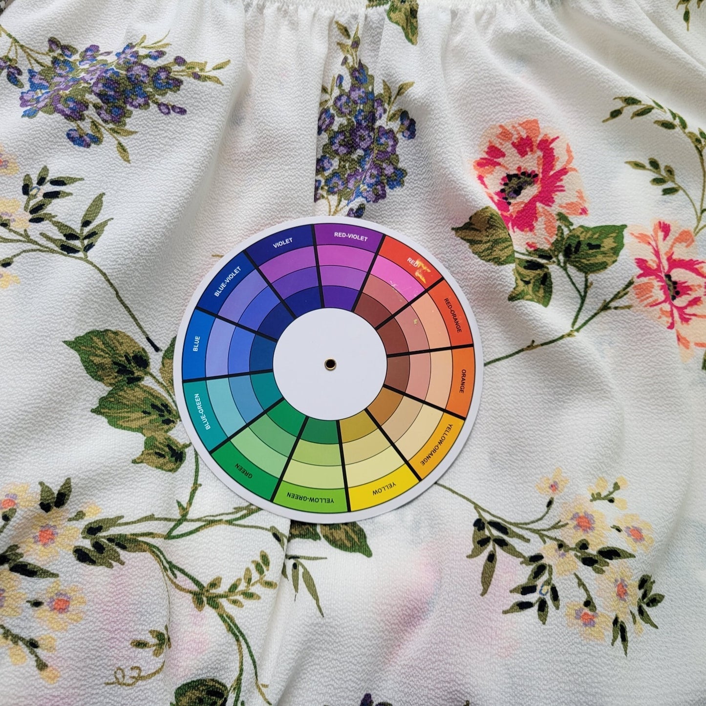 Fever Womens Top 1X Plus Double Bell Sleeve Pink Green Floral On Off Shoulder