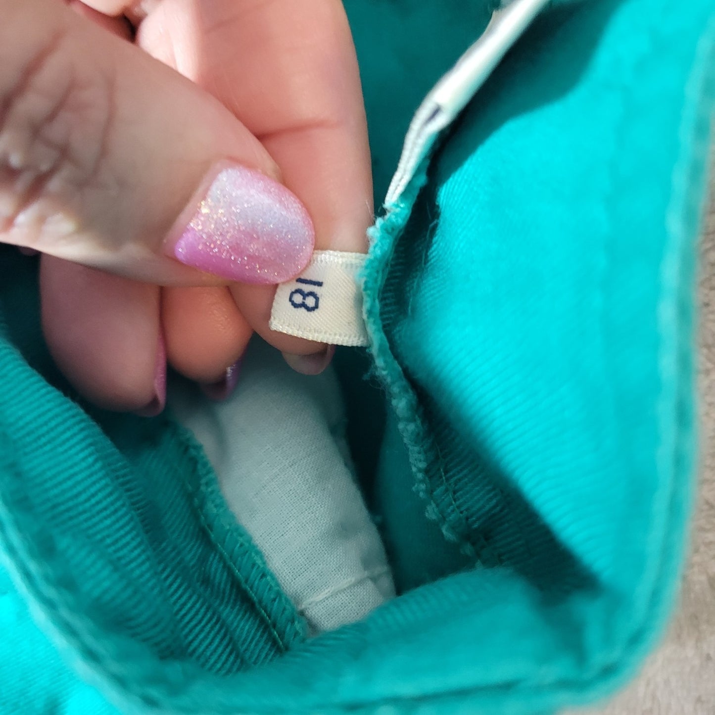 Westbound Womens Shorts 18 Plus Zip Fly Blue Cuff Hem Cotton Casual Pockets