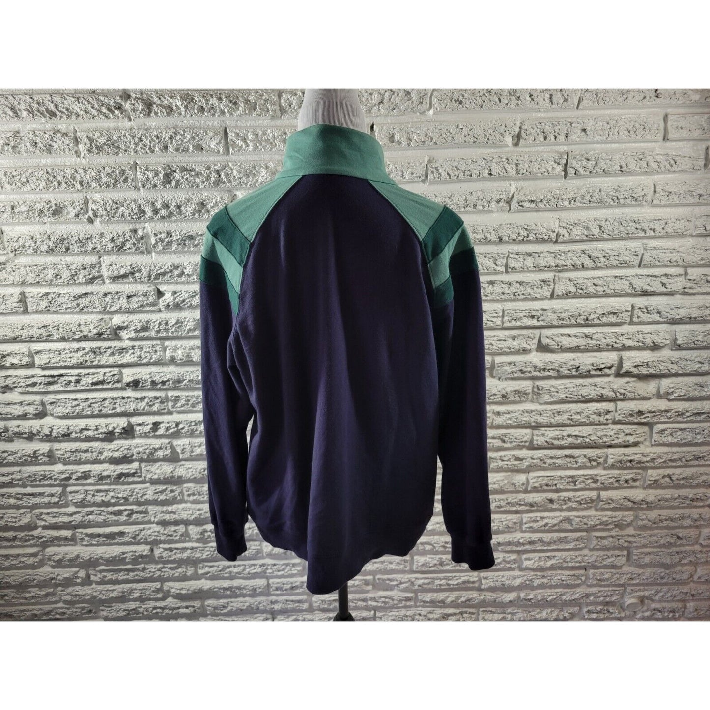 SB Active Womens Jacket 3X Long Sleeve Full Zip Blue Activewear Pockets Casual