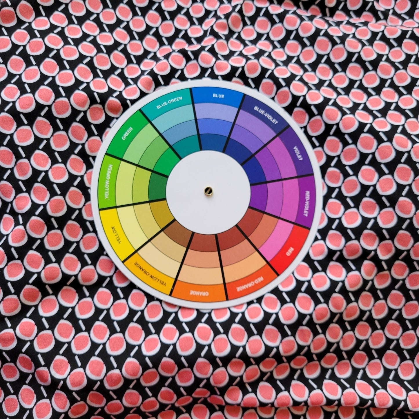 Liz Claiborne Womens Top Extra Large Black Pink Geometric Draped Neck Poly Blend