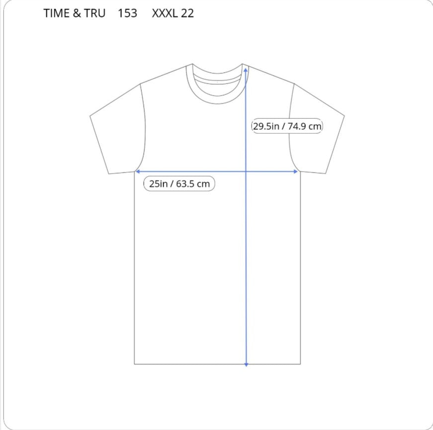 Time and Tru XXXL 22 T-Shirt Tee Pink Yellowstone Park Cotton Stretch NOV9E