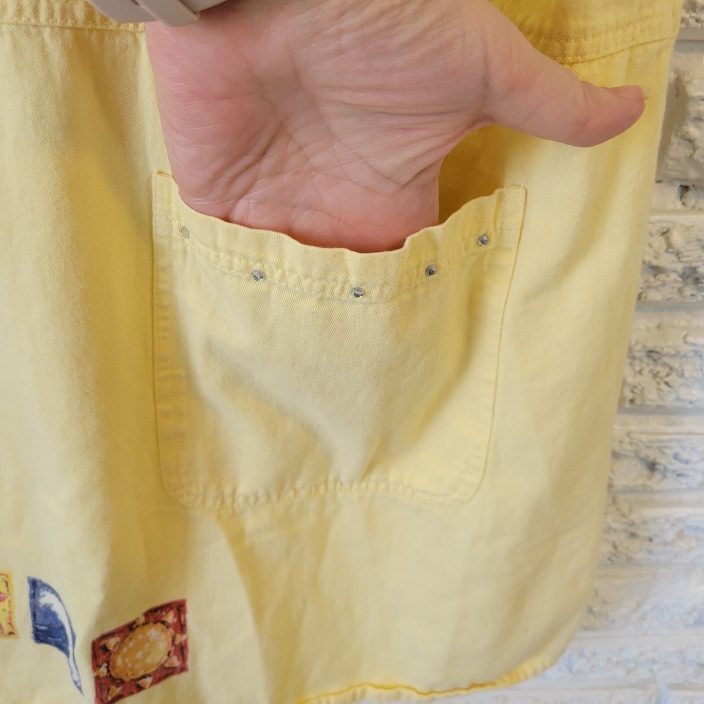 Gemini II Womens Dress 1X Plus Short Sleeve Mini Sailboat Pockets Casual Cotton